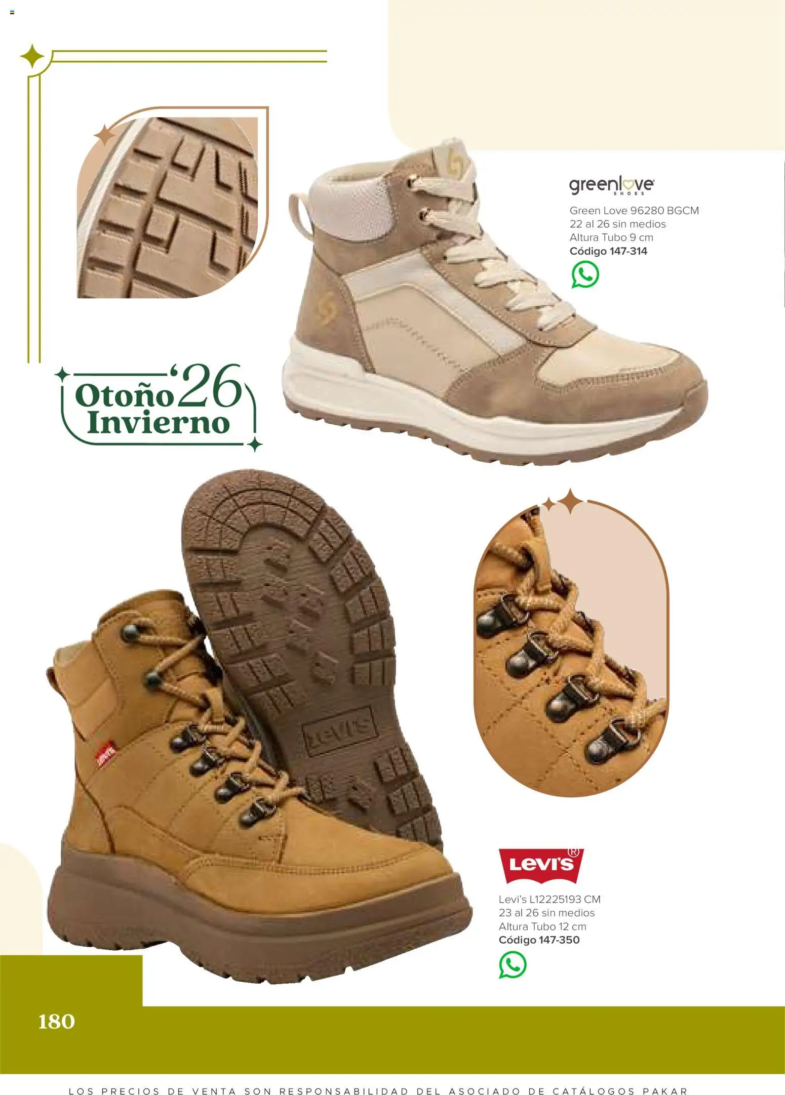 Nuevas ofertas de SC Pakar válidas en toda la República Mexicana desde el 31/07/2026. ¡Encuentra las mejores ofertas en SC Pakar catálogo Bota! | Página: 180