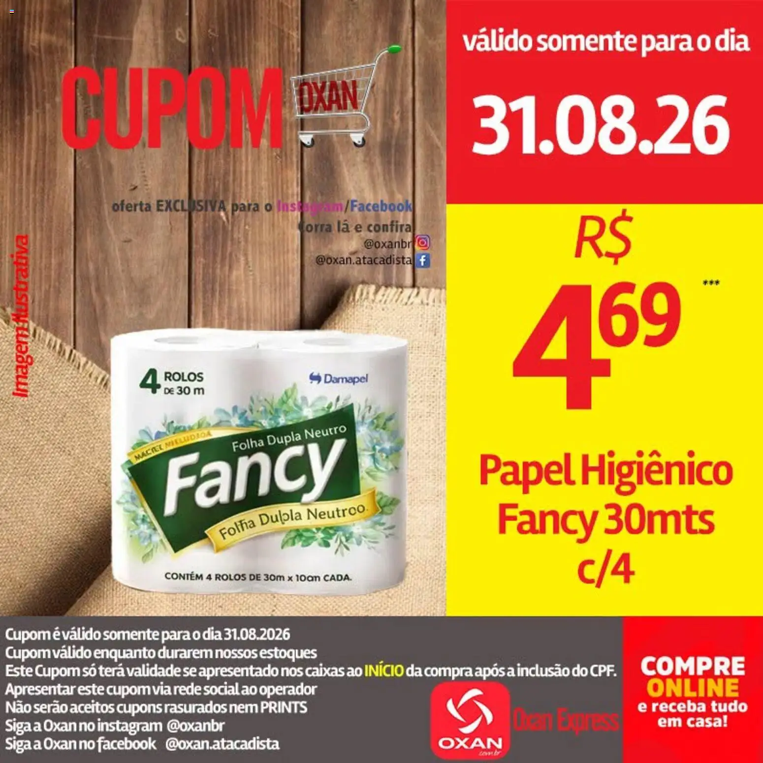 Oxan Atacadista Folheto - válido de 31/08/2026 | Página: 14 | Produtos: Papel higiênico