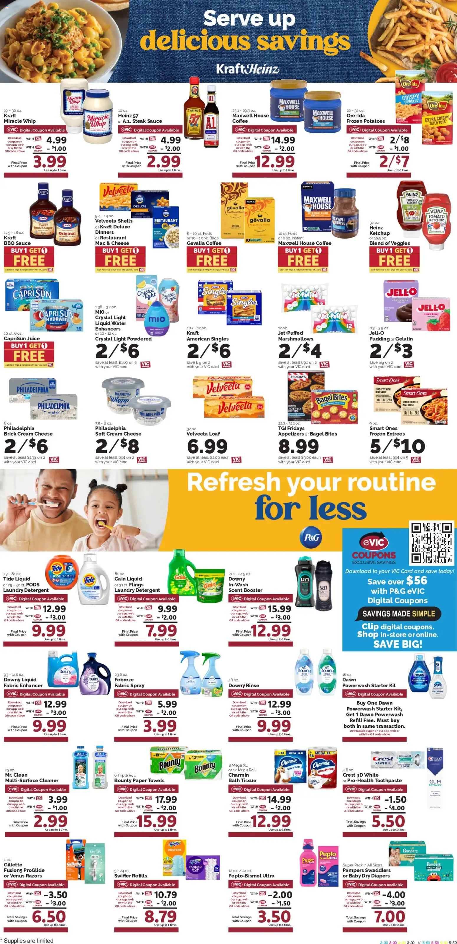 Harris Teeter Weekly Ad - valid from 09/02/2026 | Page: 10 | Products: Diapers, Juice, Starter, Paper towels