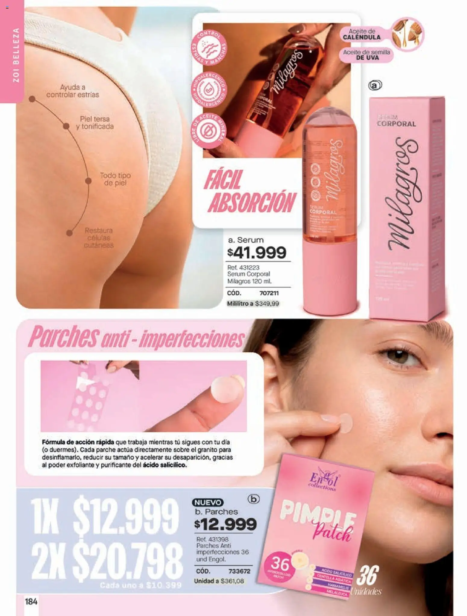 Pacifika revista - valida desde el 03.06.2026 | Página: 185 | Productos: Serum, Sobre, Uva, Aceite