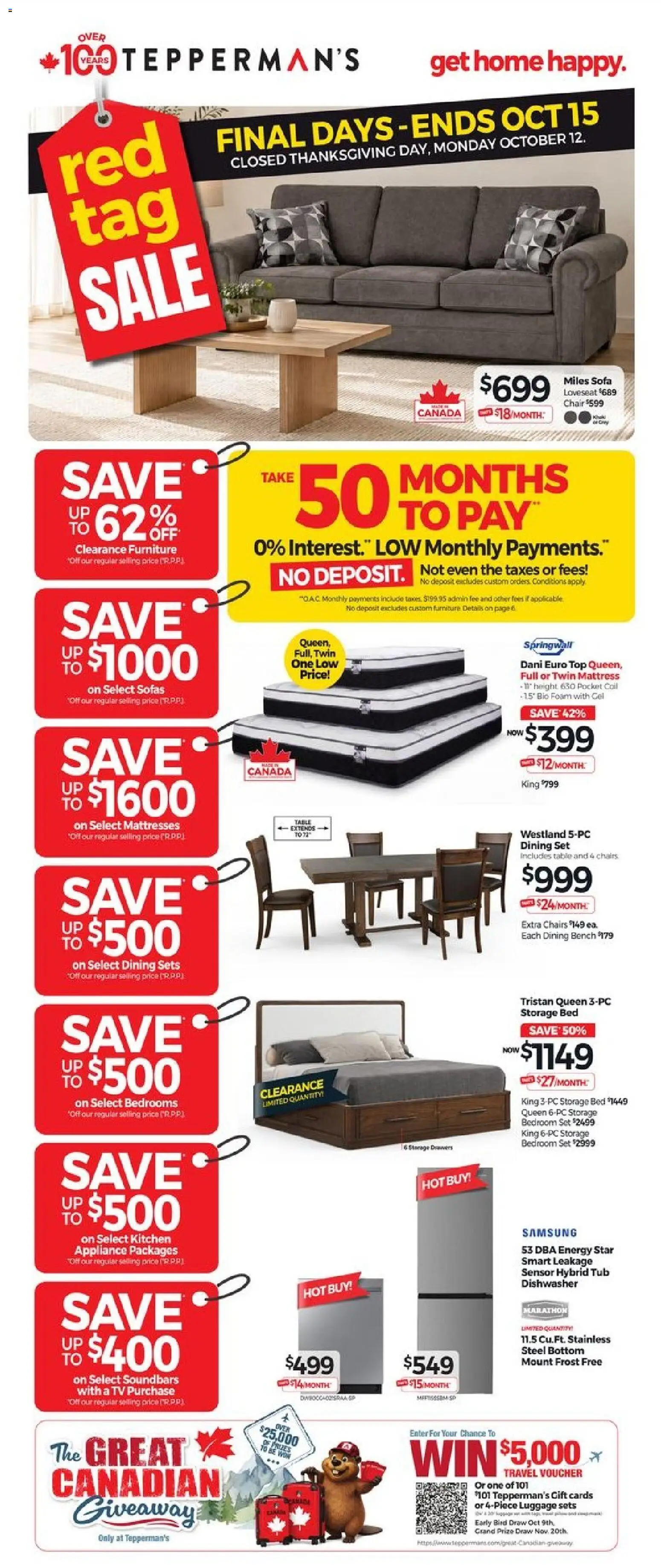 Tepperman's flyer valid from Oct 9, 2026 | Page: 5