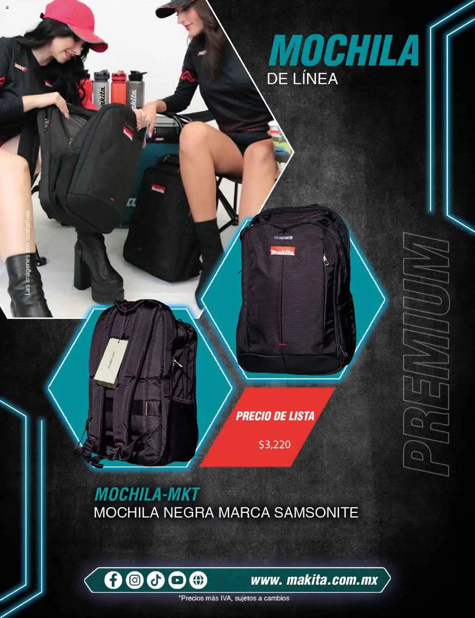 Nuevas ofertas de Makita válidas en toda la República Mexicana desde el 18/02/2026. ¡Encuentra las mejores ofertas en Makita catálogo Publicidad! | Página: 14 | Productos: Mochila