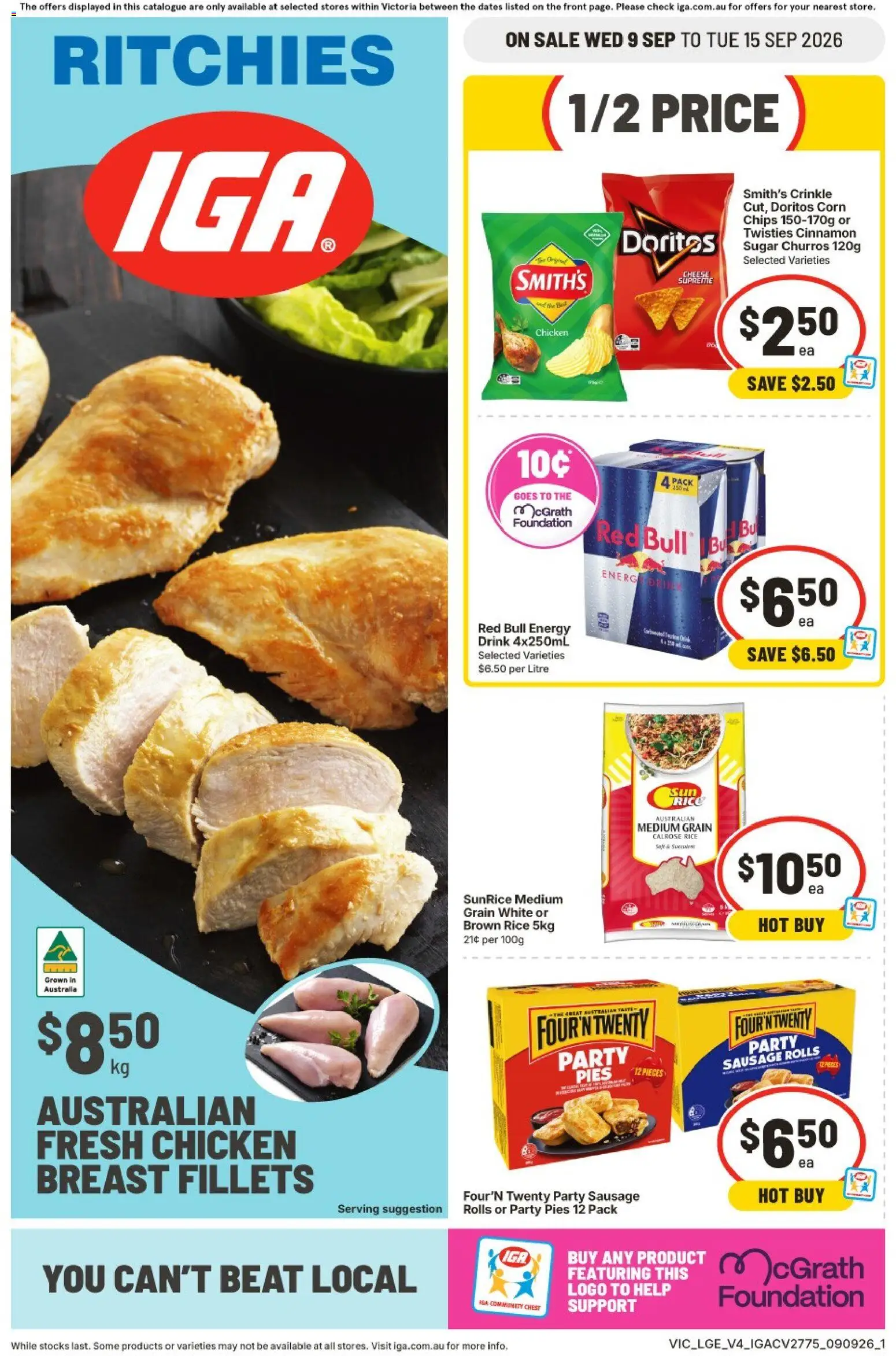 IGA catalogue - valid from 09/09/2026 | Page: 1