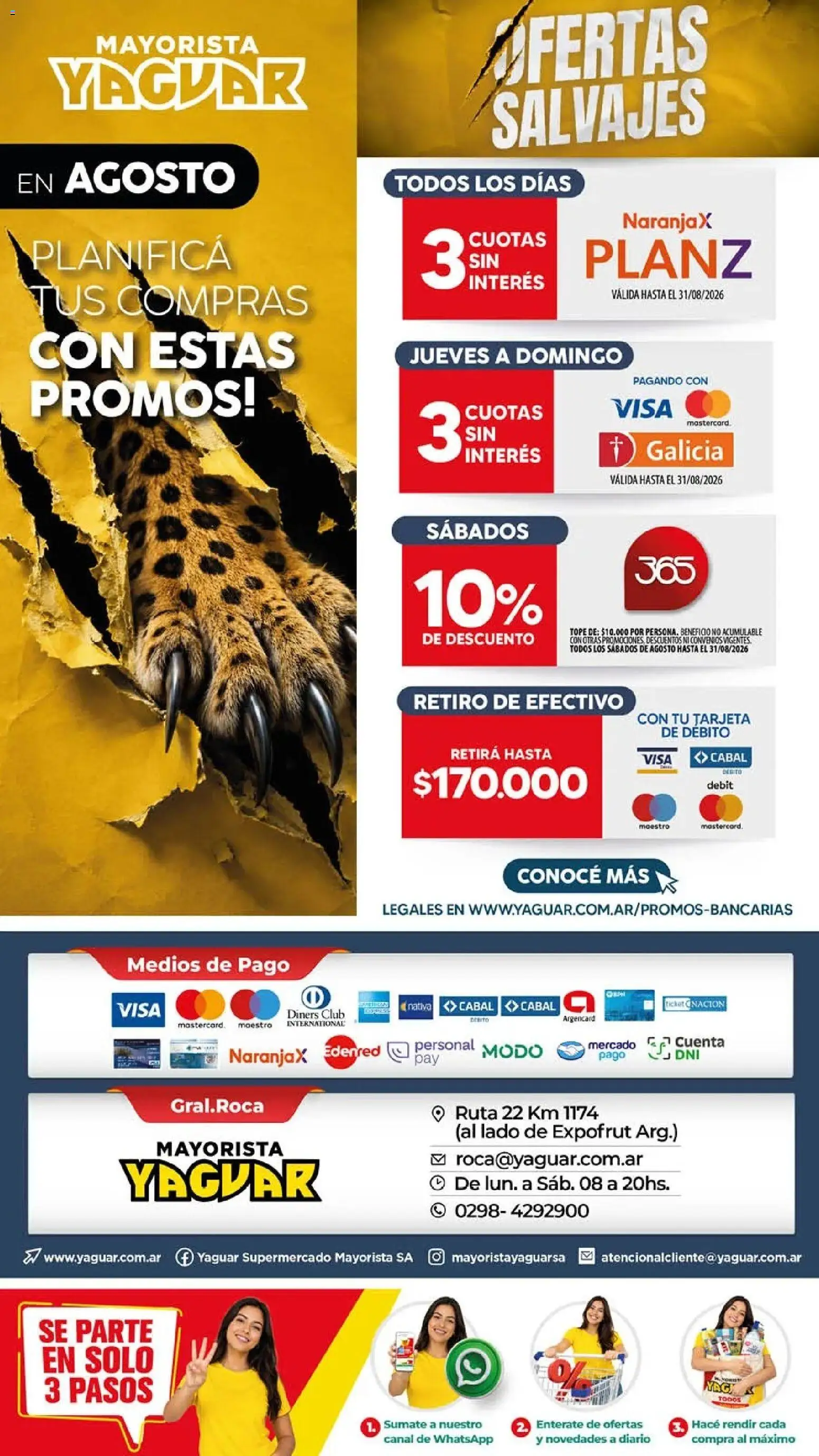 Yaguar - Oferta Semanal General Roca │ válido desde el 03/08/2026 | Página: 22