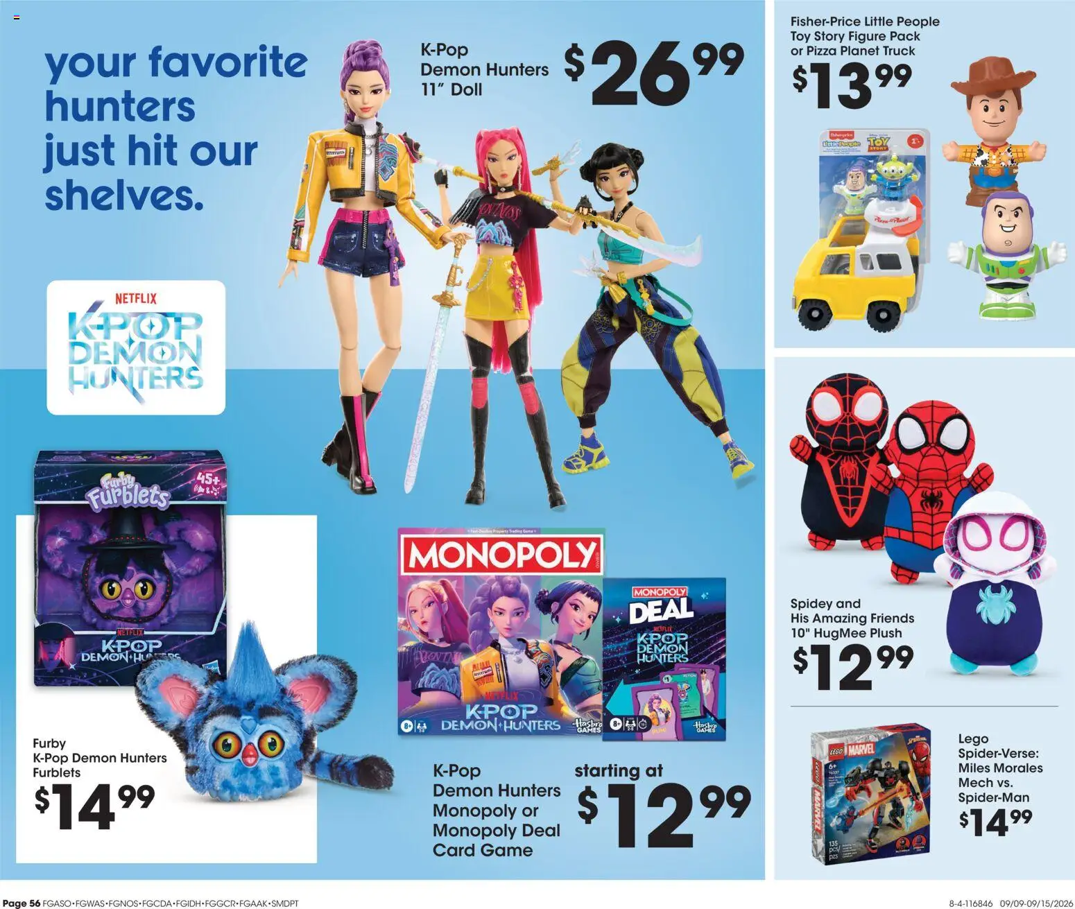 Fred Meyer Home & Apparel - valid from 09/09/2026 | Page: 6 | Products: Pizza, LEGO, Game