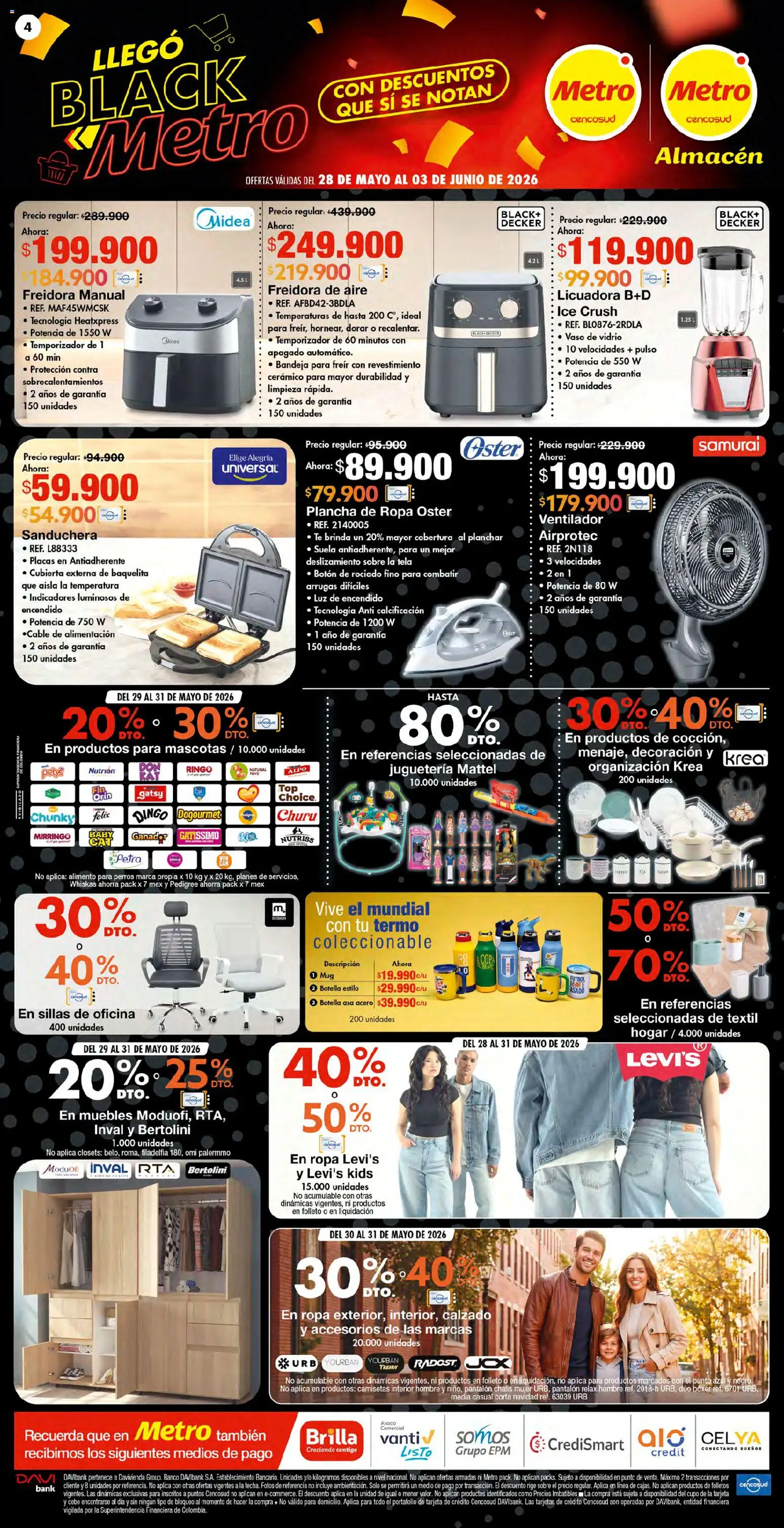 Metro revista - valida desde el 29.04.2026 | Página: 4