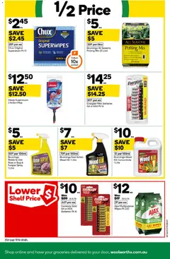 Preview of Woolworths catalogue - valid from 16/09/2026 | Page: 37 | Products: Mop, Weed, Batteries, Multipurpose