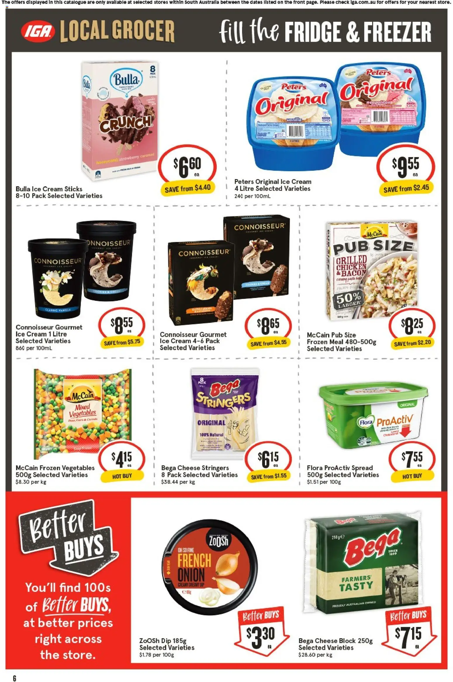 IGA catalogue - valid from 20.05.2026 | Page: 7 | Products: Bacon, Cheese, Chicken, Cream