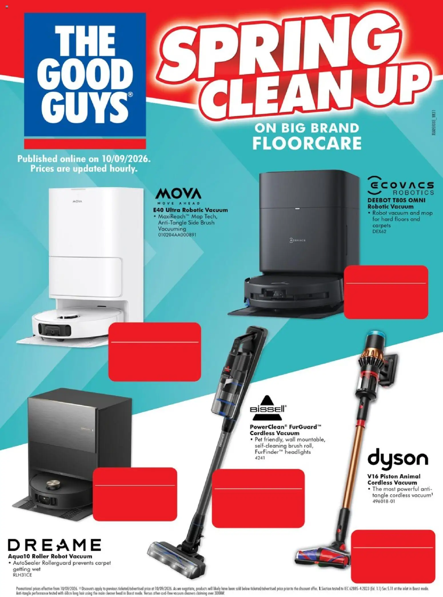 The Good Guys catalogue - valid from 10/09/2026 | Page: 2 | Products: Carpet, Brush, Cleaner, Robot