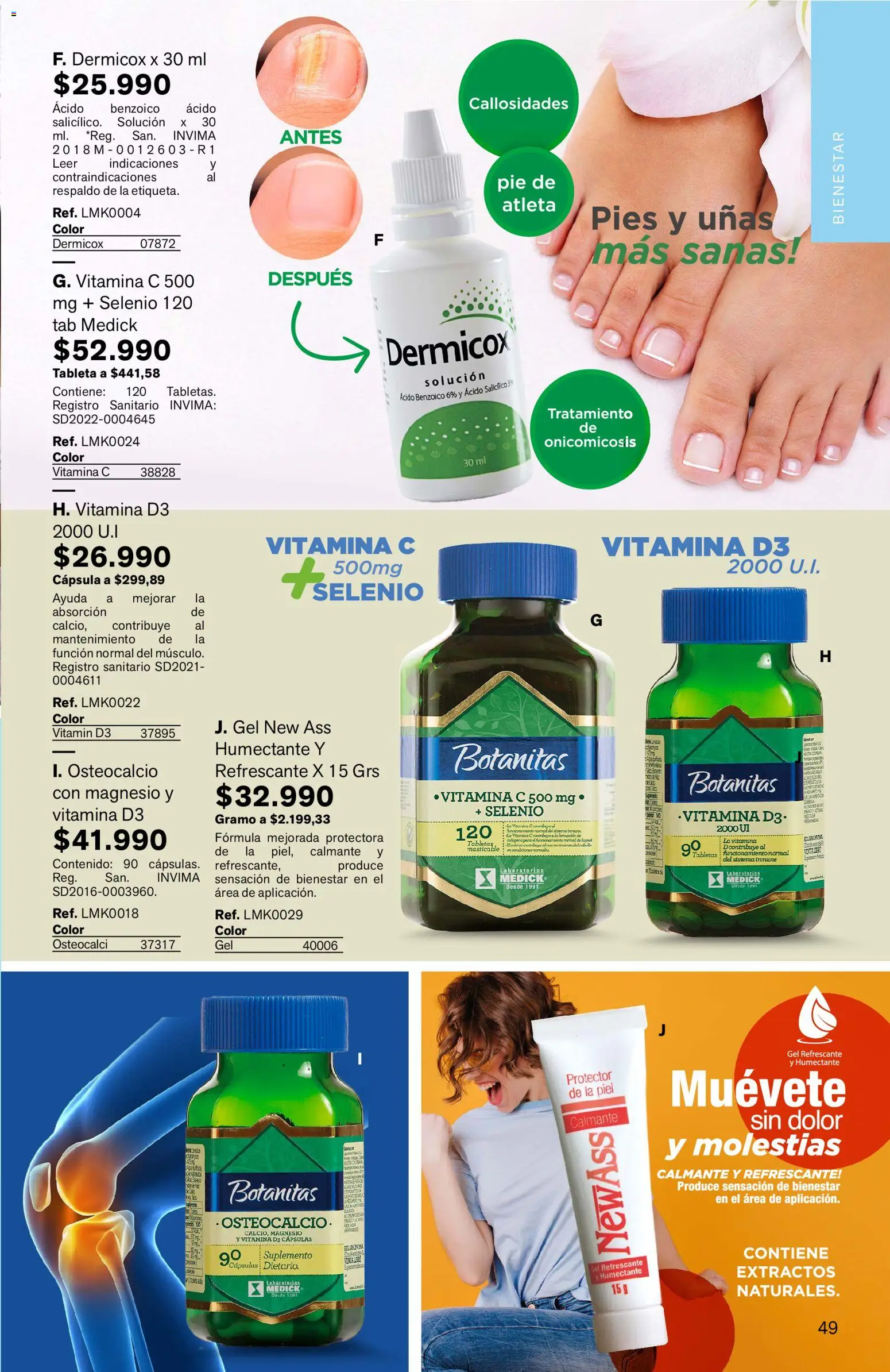 Leonisa revista - valida desde el 15.05.2026 | Página: 49 | Productos: Tableta, Sanitario, Pera