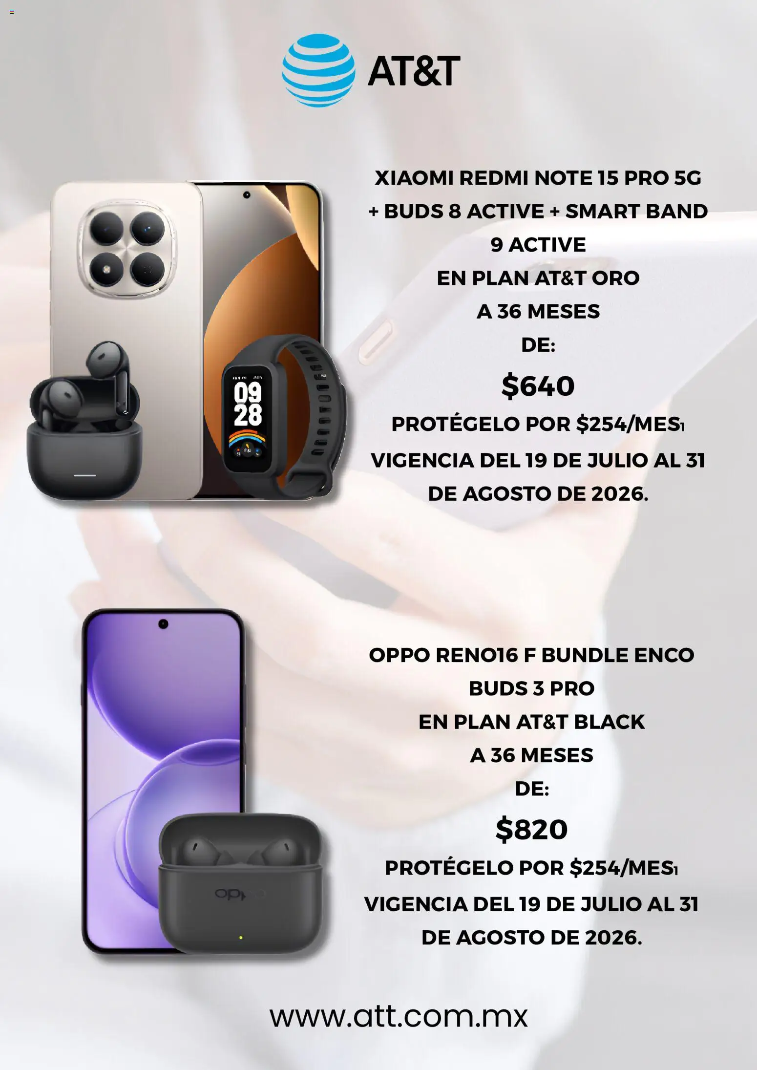 Nuevas ofertas de AT&T válidas en toda la República Mexicana desde el 19/07/2026. ¡Encuentra las mejores ofertas en AT&T catálogo! | Página: 4