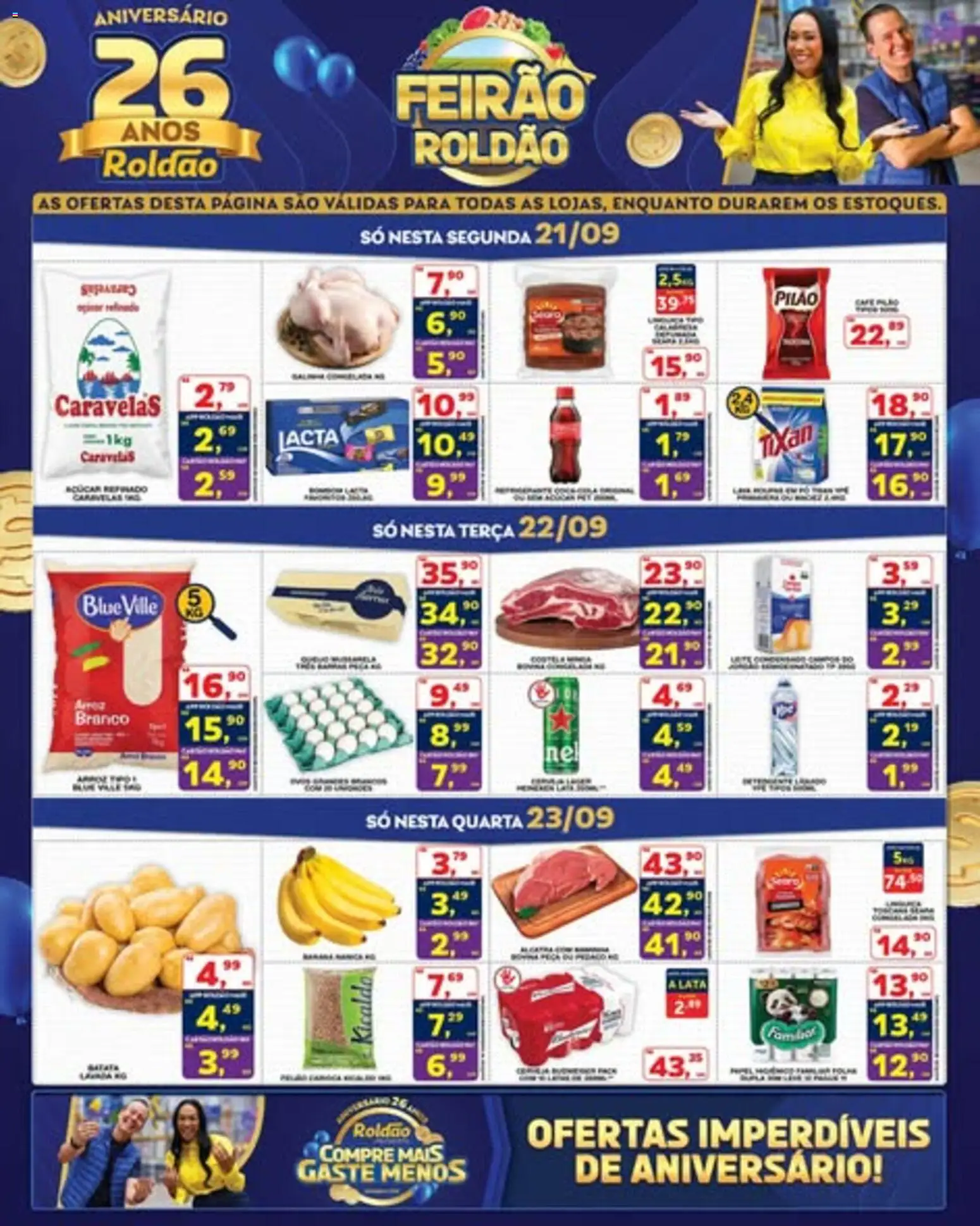 Roldão Folheto - válido de 21/09/2026 | Página: 1 | Produtos: Açúcar