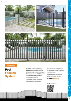 Preview of Bunnings Warehouse - Protectoral Aluminium and Glass Fencing Brochure - valid from 22.09.2025 | Page: 5