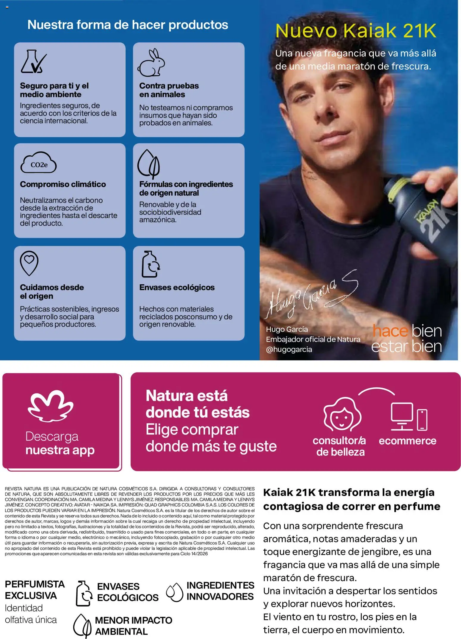 Natura revista - valida desde el 02/09/2026 | Página: 173 | Productos: Té, Ingredientes, Sobre, Fragancia