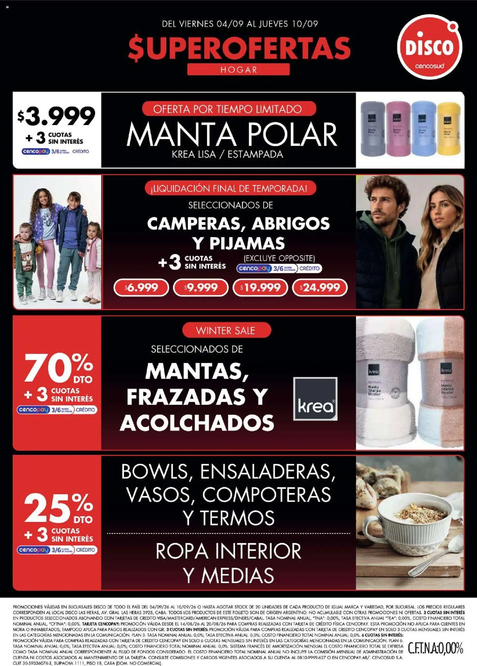 Disco - Ofertas | Electro, T. Libre y más │ válido desde el 04/09/2026 | Página: 2 | Productos: Disco, Ropa, Ropa interior, Medias