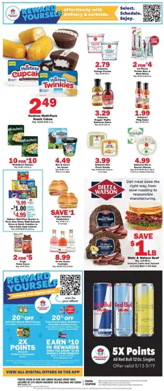 Preview of Schnucks weekly ads valid from 13.05.2026 | Page: 2 | Products: Shampoo, Chocolate, Salad, Lime