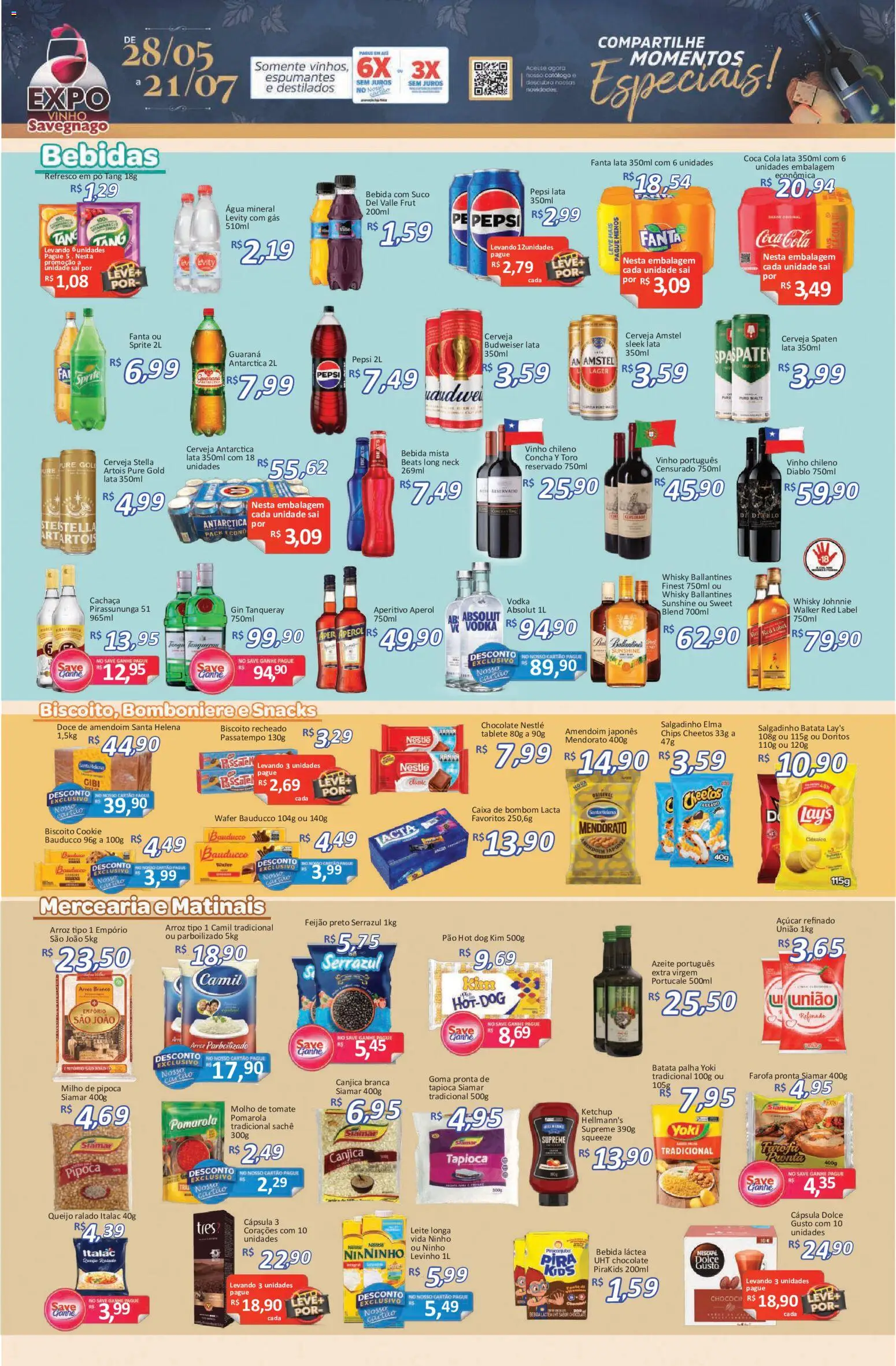 Savegnago Folheto - válido de 04.06.2026 | Página: 3 | Produtos: Pó, Pão, Cheetos, Batata