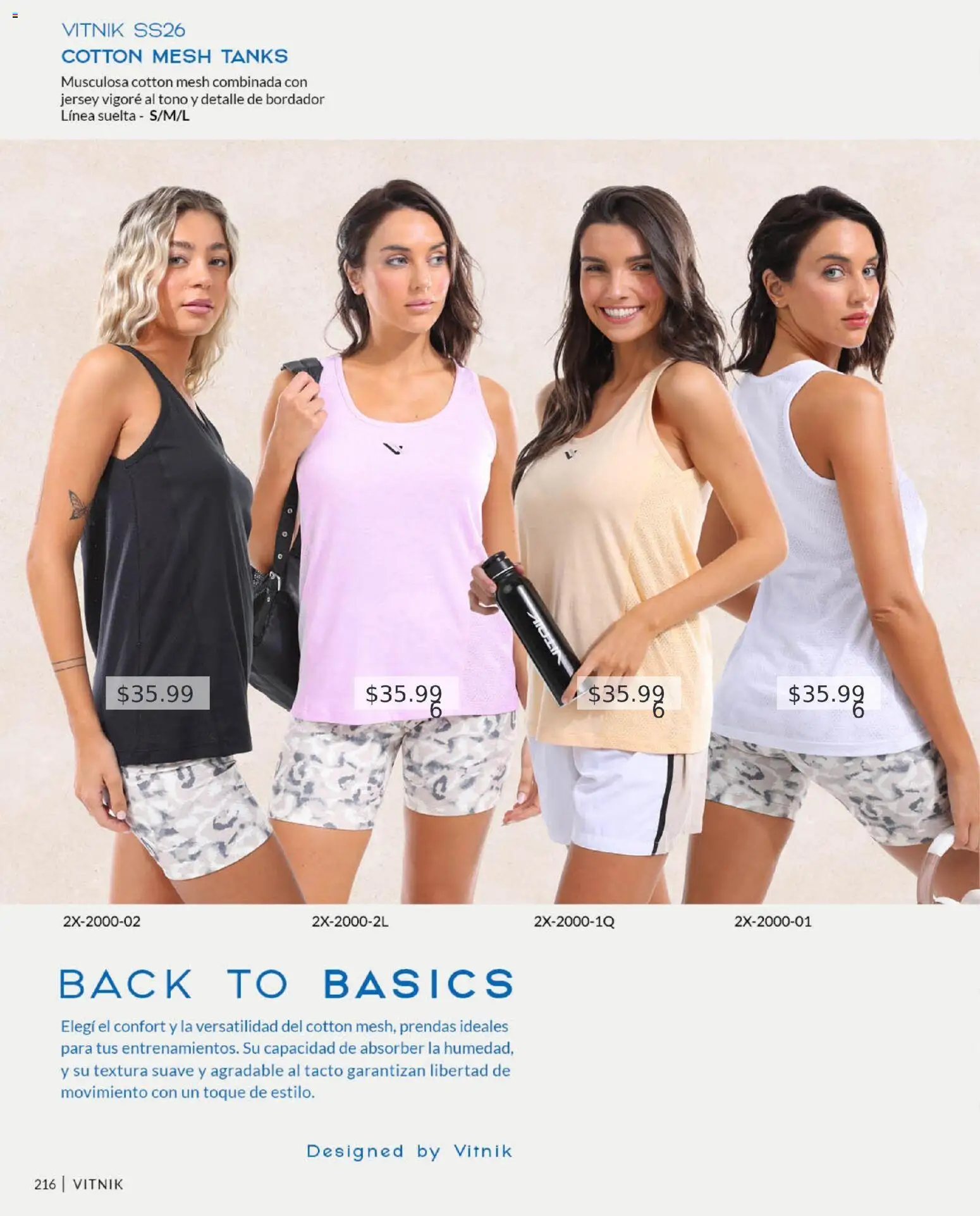 Vitnik - Folleto │ válido desde el 01.01.2026 | Página: 216 | Productos: Musculosa