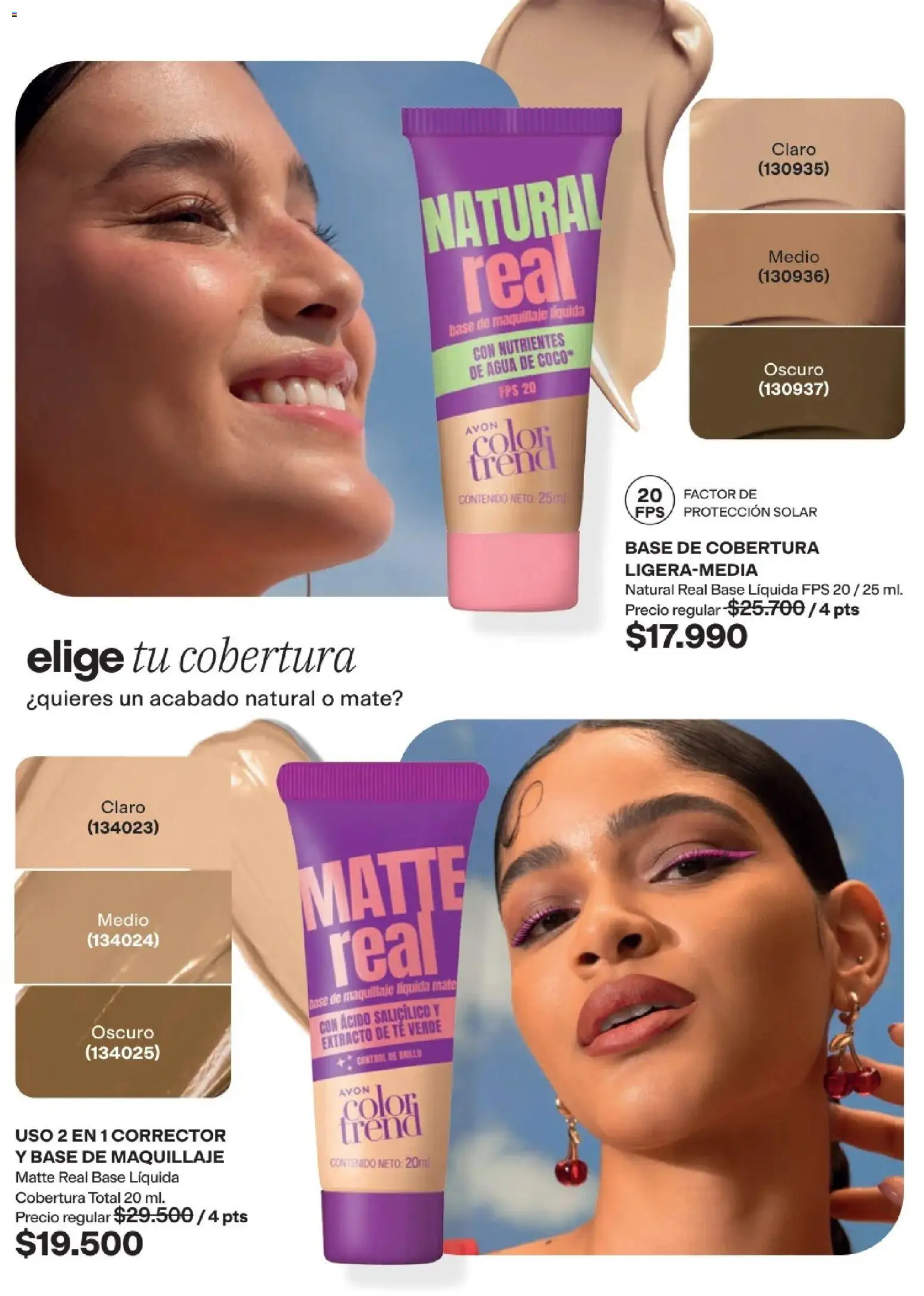 Avon revista - valida desde el 29/07/2026 | Página: 53 | Productos: Agua, Base de maquillaje, Maquillaje, Corrector