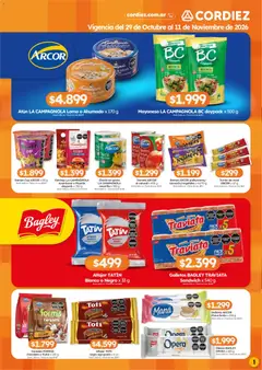 Vista previa Cordiez - Marcas destacadas válido desde el 29/10/2026