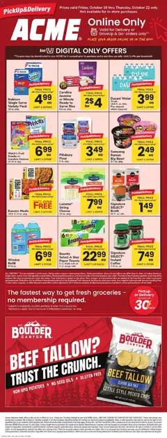 Preview of Acme weekly ads valid from 10/16/2026