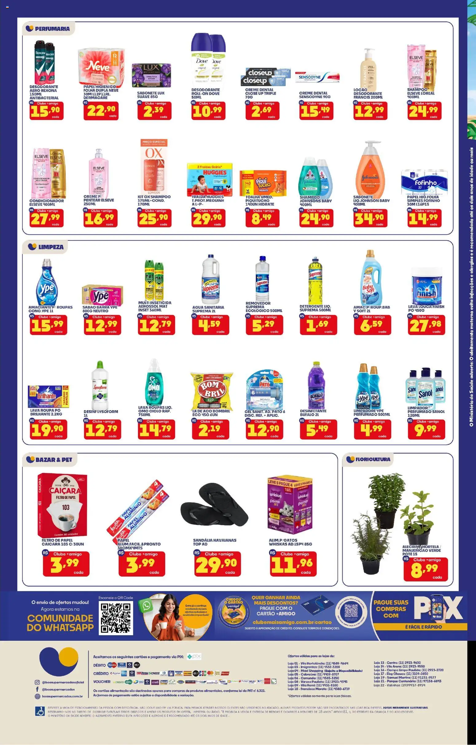 Boa Supermercados Folheto - válido de 06.03.2026 | Página: 4 | Produtos: Filtro de papel, Condicionador, Sabonete, Rexona