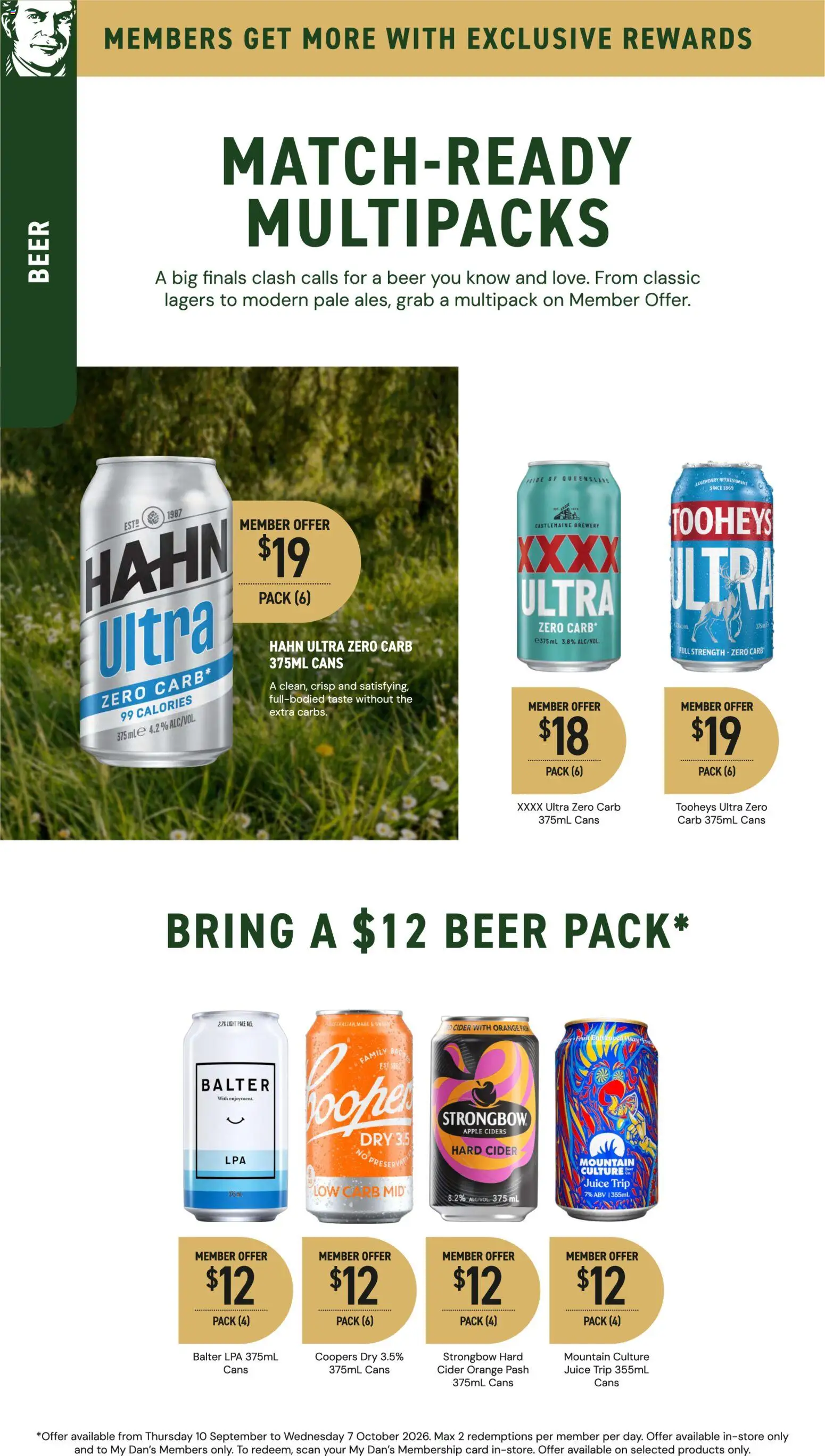 Dan Murphy's catalogue - valid from 10/09/2026 | Page: 33 | Products: Light, Juice, Beer, Strongbow