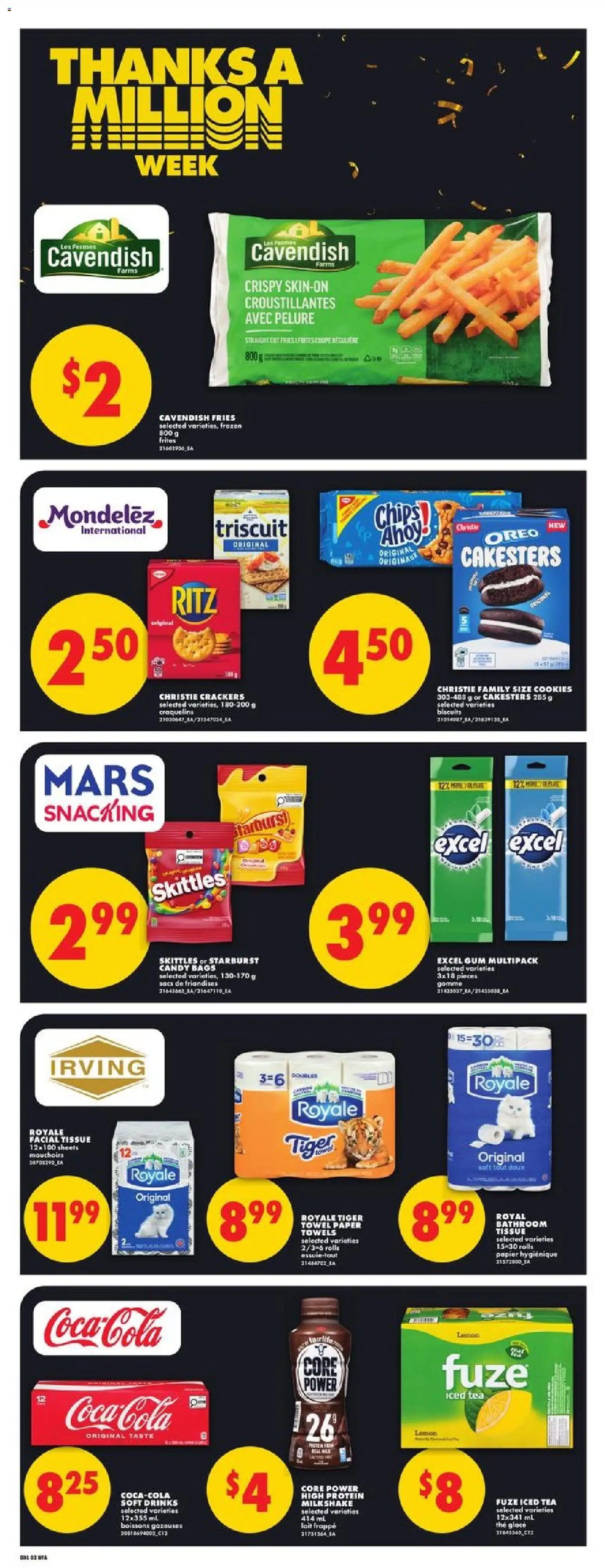 No Frills flyer valid from 28.05.2026 | Page: 6 | Products: Tea, Chips, Cookies, Milk