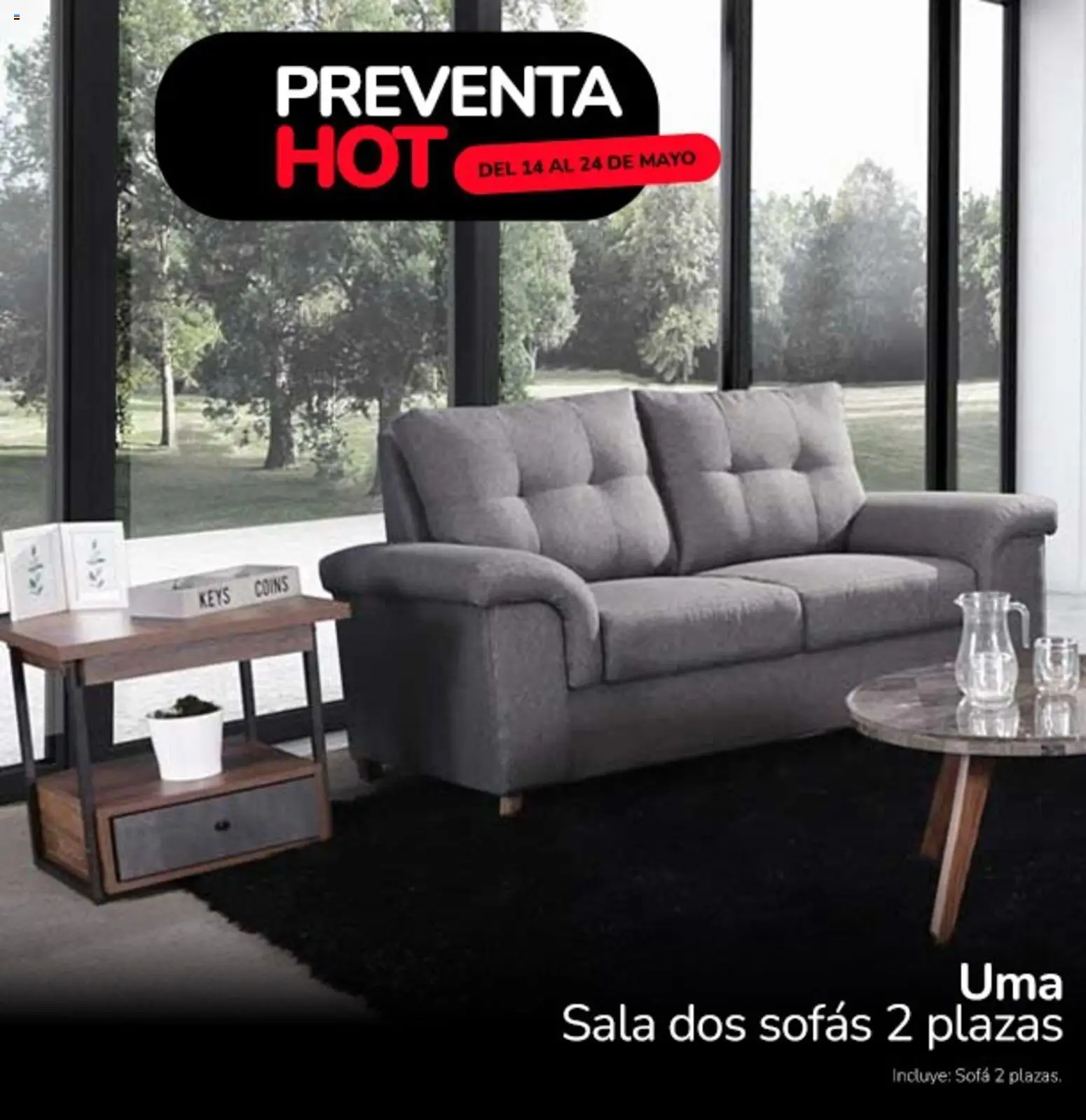 Nuevas ofertas de Muebles Dico válidas en toda la República Mexicana desde el 14.05.2026. ¡Encuentra las mejores ofertas en Muebles Dico Preventa Hot! | Página: 5 | Productos: Sofá