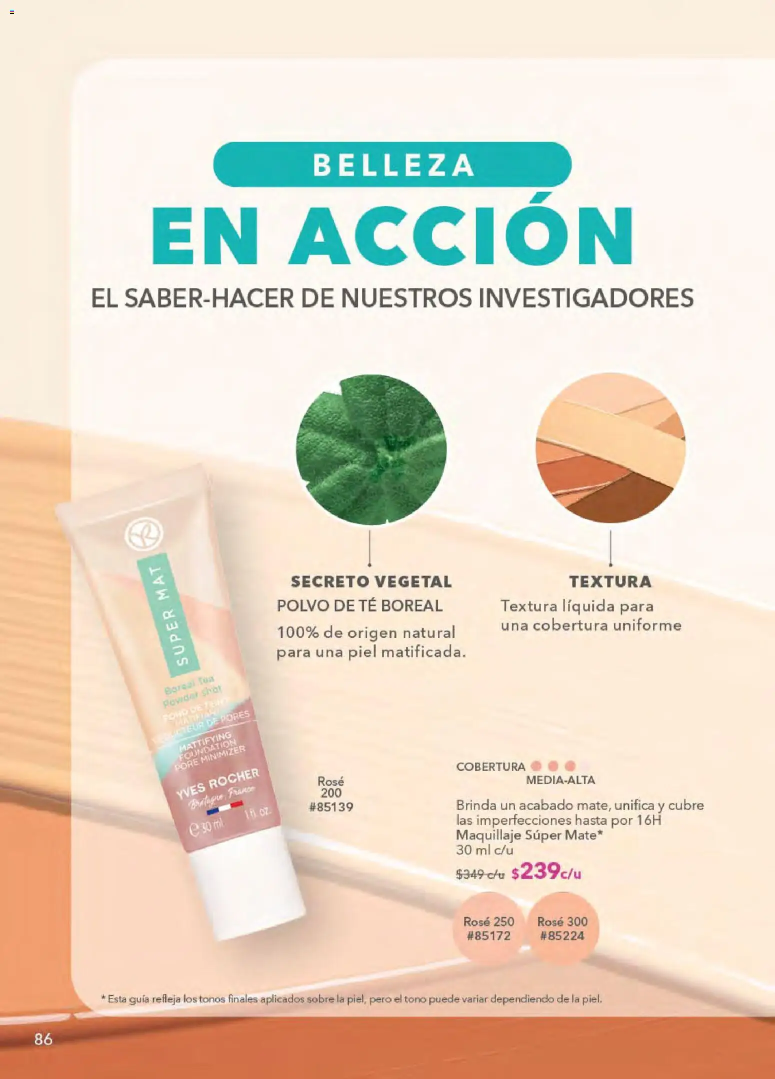 Nuevas ofertas de Yves Rocher válidas en toda la República Mexicana desde el 21.04.2026. ¡Encuentra las mejores ofertas en Yves Rocher campaña 6 2026! | Página: 88 | Productos: Shot, Maquillaje, Polvo, Sobre