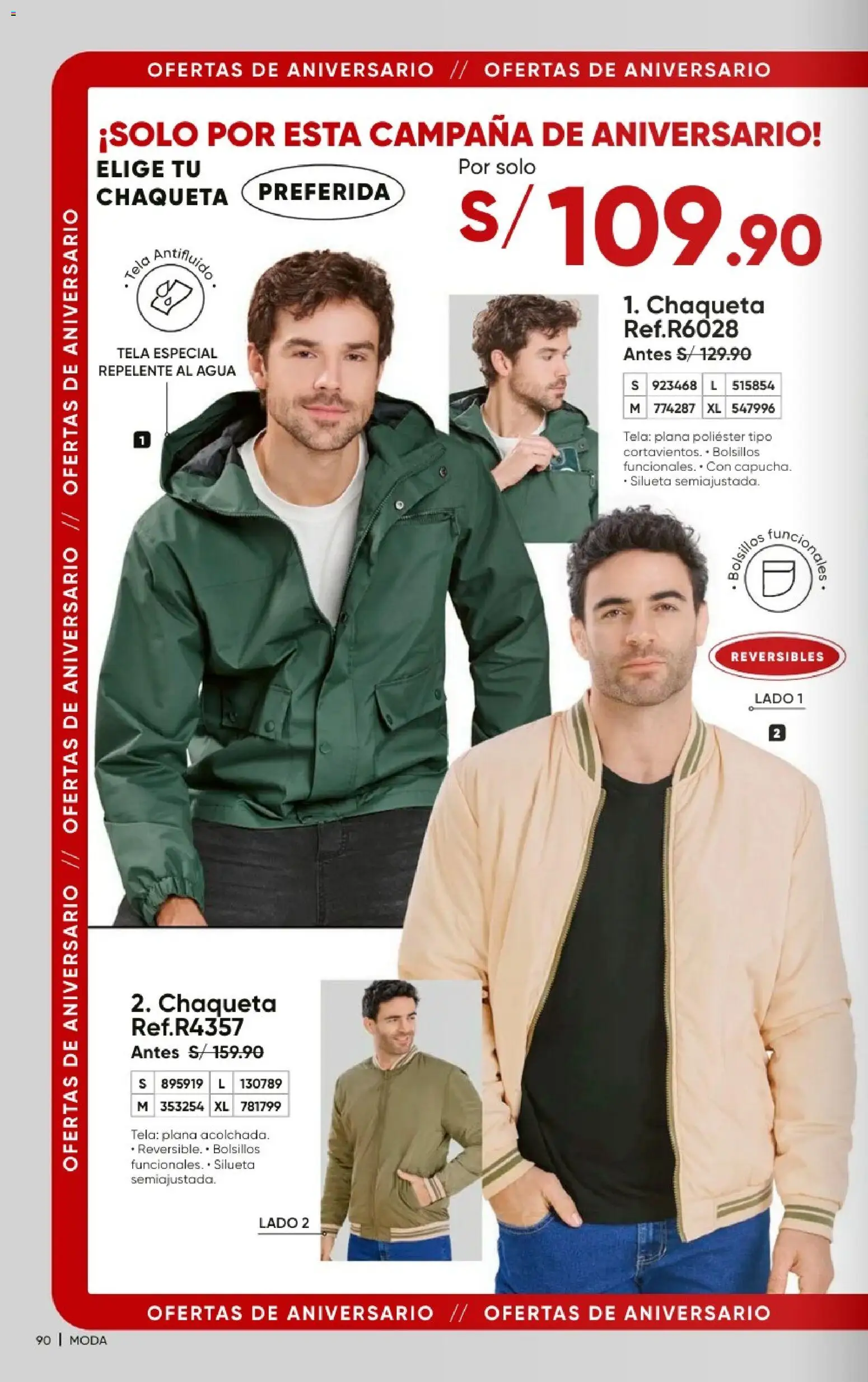 Catálogo Azzorti válido desde 20/09/2026 | Página: 92 | Productos: Chaqueta, Bolsillos, Agua
