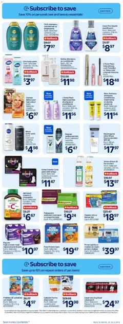 Preview of OGX shampoo, conditioner or treatments, Each. Selected varieties and sizes. #31556753. from shop Walmart valid from Jul 2, 2026 | Page: 8