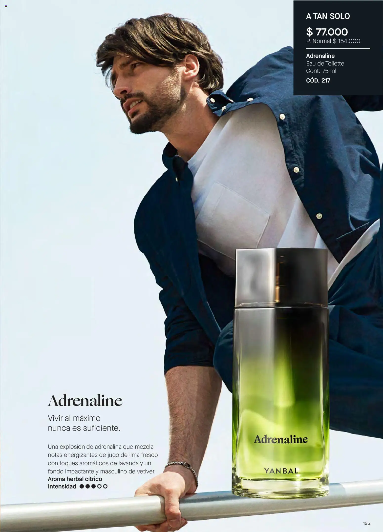 Yanbal revista - valida desde el 20/06/2026 | Página: 125 | Productos: Tobillera, Eau de toilette, Jugo