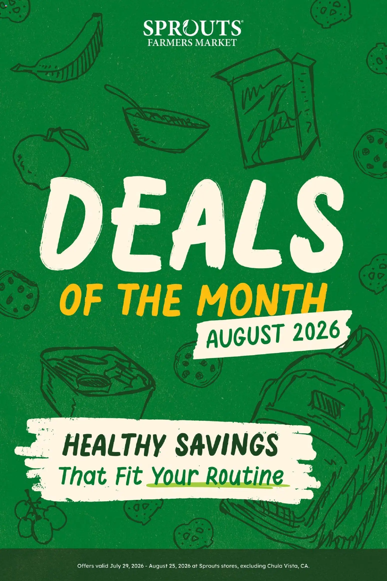 Sprouts Monthly Ad - valid from 07/29/2026 | Page: 1