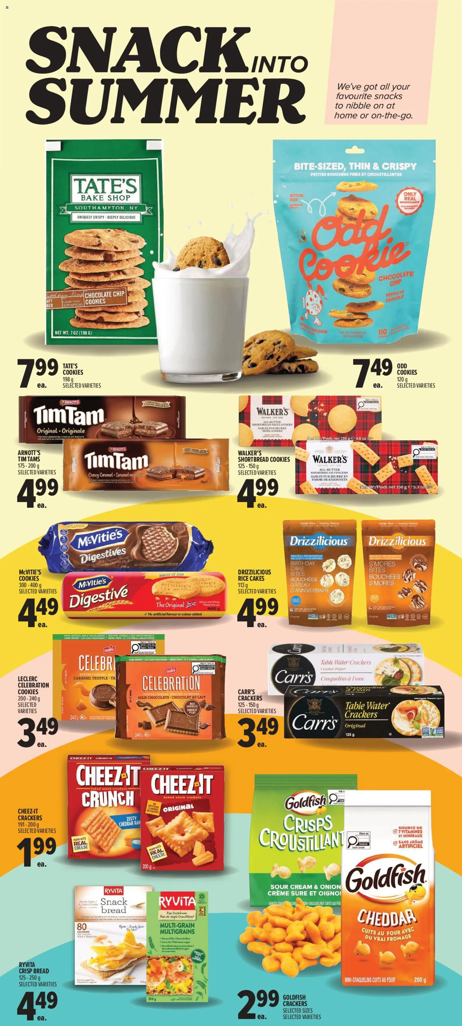 Metro flyer valid from Jul 2, 2026 | Page: 10 | Products: Sour cream, Cookies, Butter, Bread