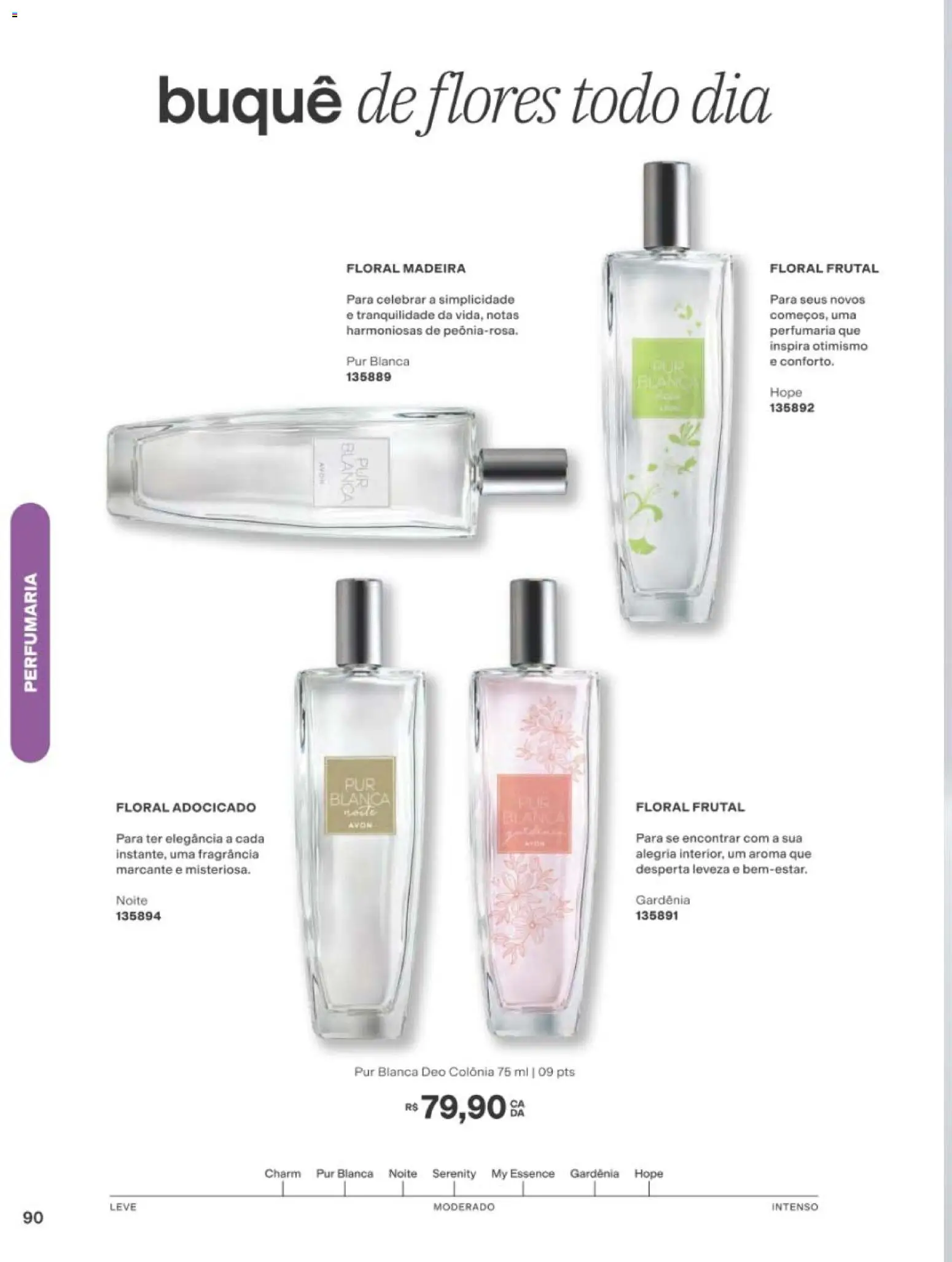 Avon Folheto - válido de 19/07/2026 | Página: 90 | Produtos: Fragrância, Flores