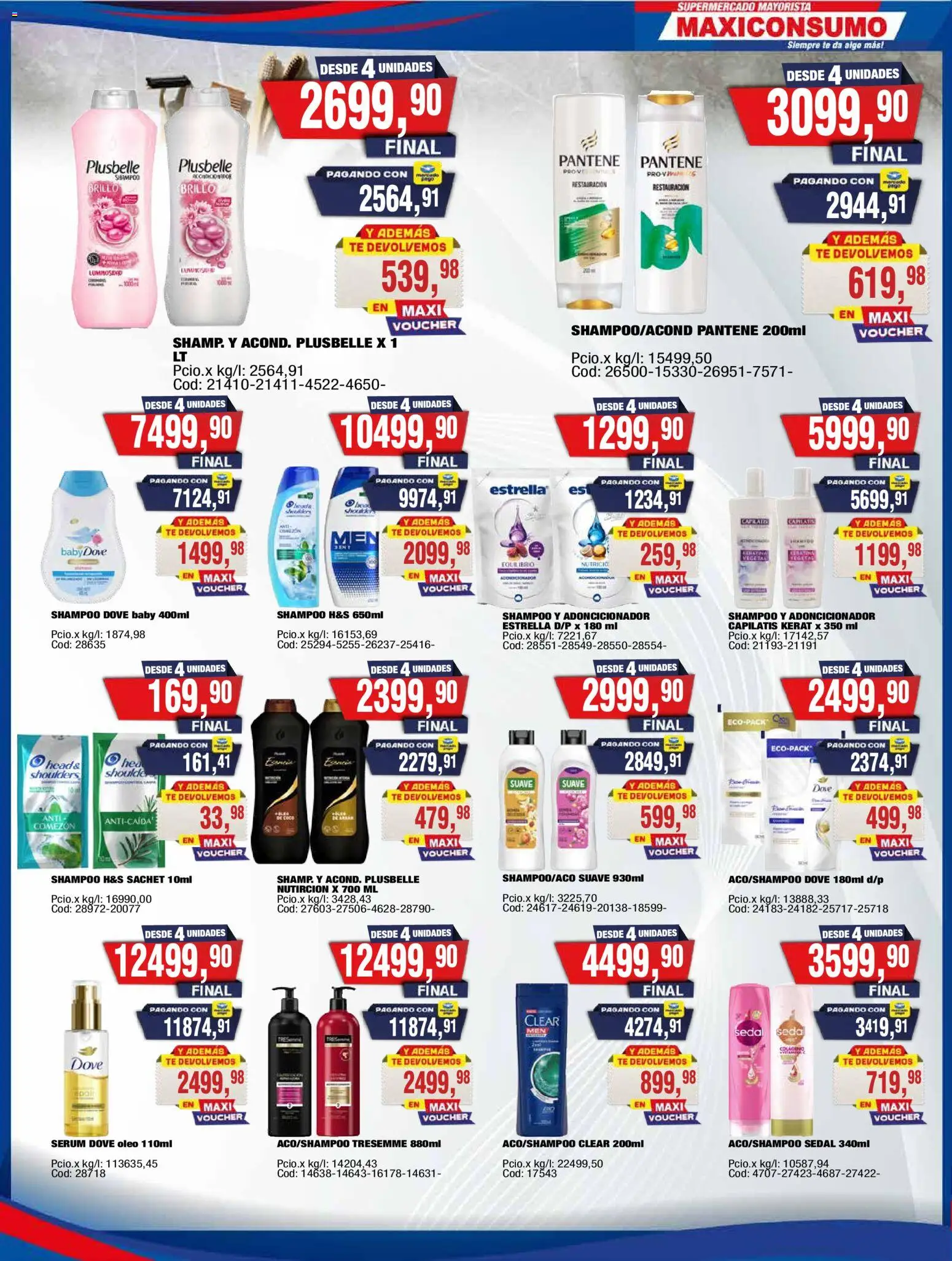 Maxiconsumo ofertas │ válido desde el 18.05.2026 | Página: 28 | Productos: Serum, Shampoo, Brillo, Té