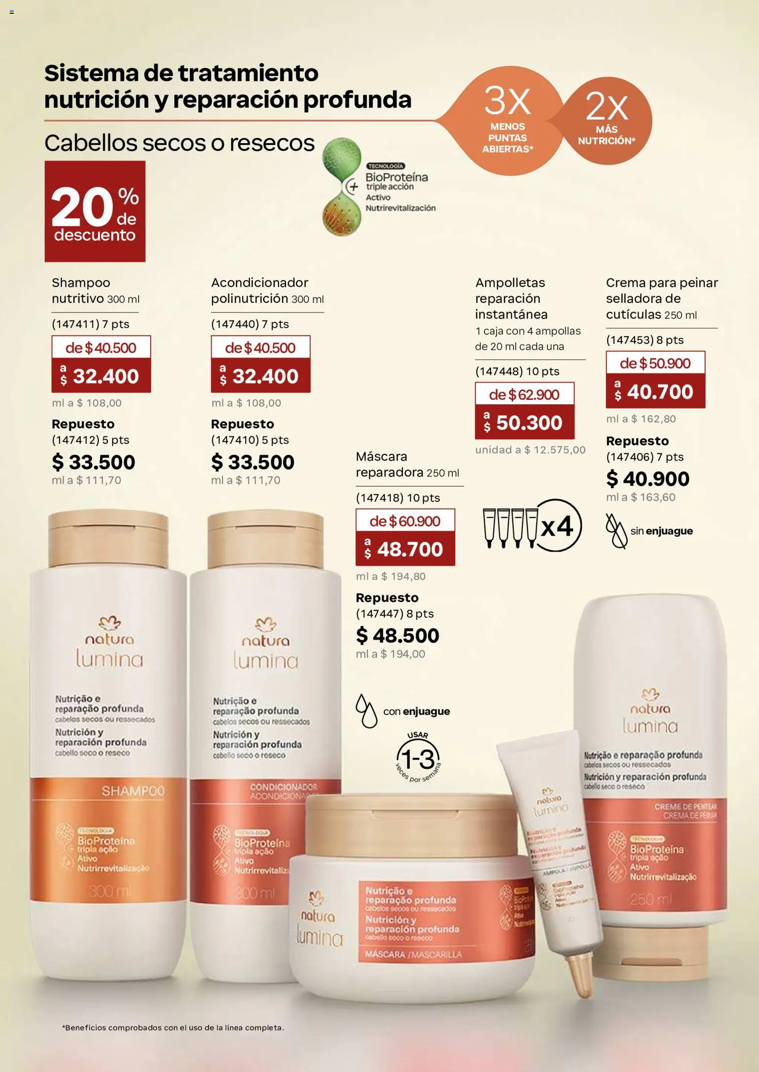 Natura revista - valida desde el 11.06.2026 | Página: 137 | Productos: Crema, Shampoo, Caja, Acondicionador