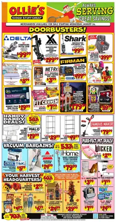 Preview of Ollie's weekly ads valid from 08/26/2026
