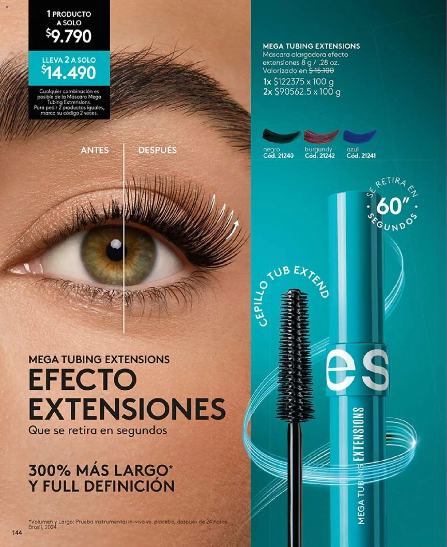 Catálogo Ésika Campaña 6 │ válido desde el 01.04.2026 | Página: 144 | Productos: Cepillo, Máscara