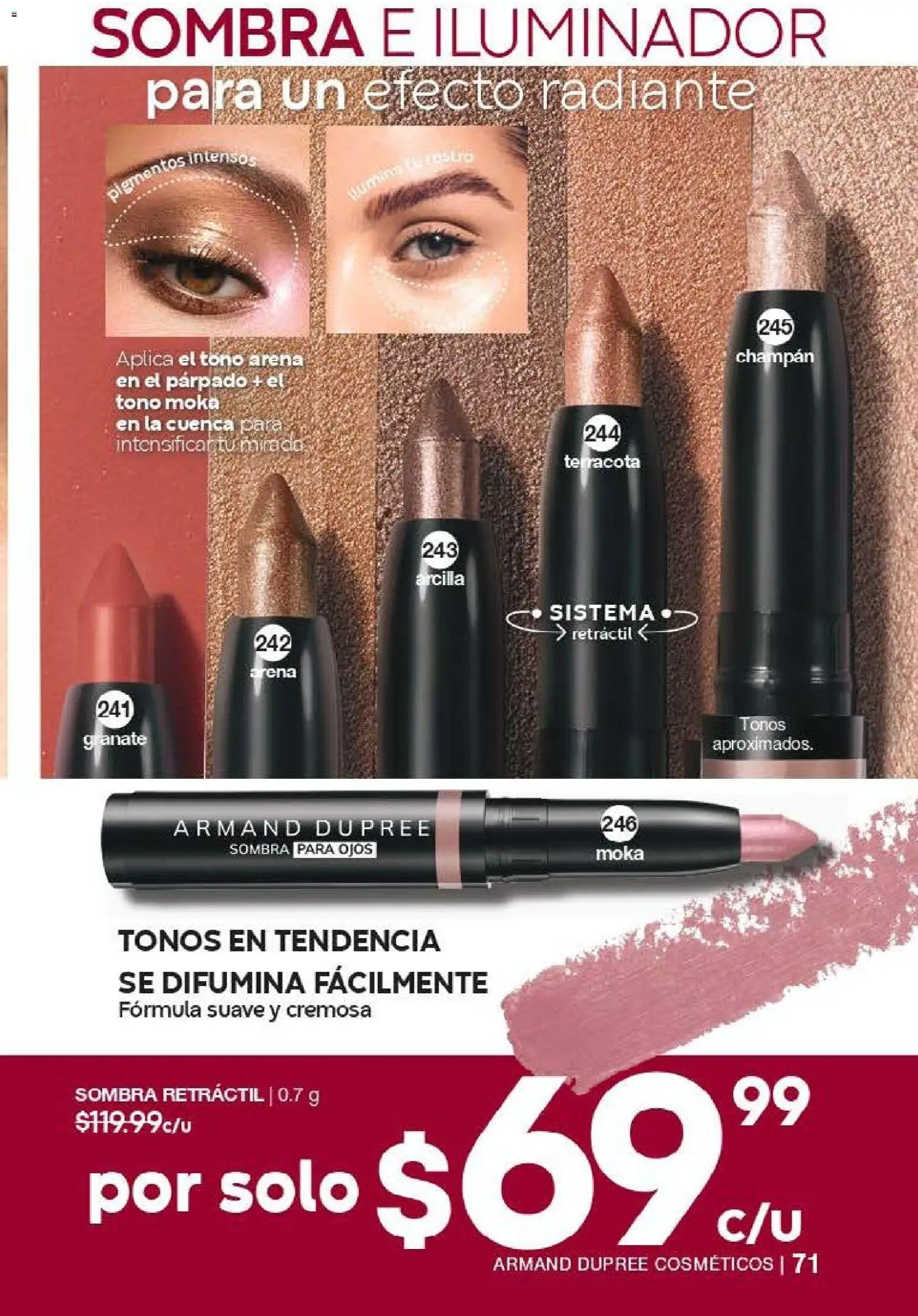 Nuevas ofertas de Fuller válidas en toda la República Mexicana desde el 13.05.2026. ¡Encuentra las mejores ofertas en Fuller campaña 3 2026! | Página: 69 | Productos: Iluminador, Sombra, Radiante