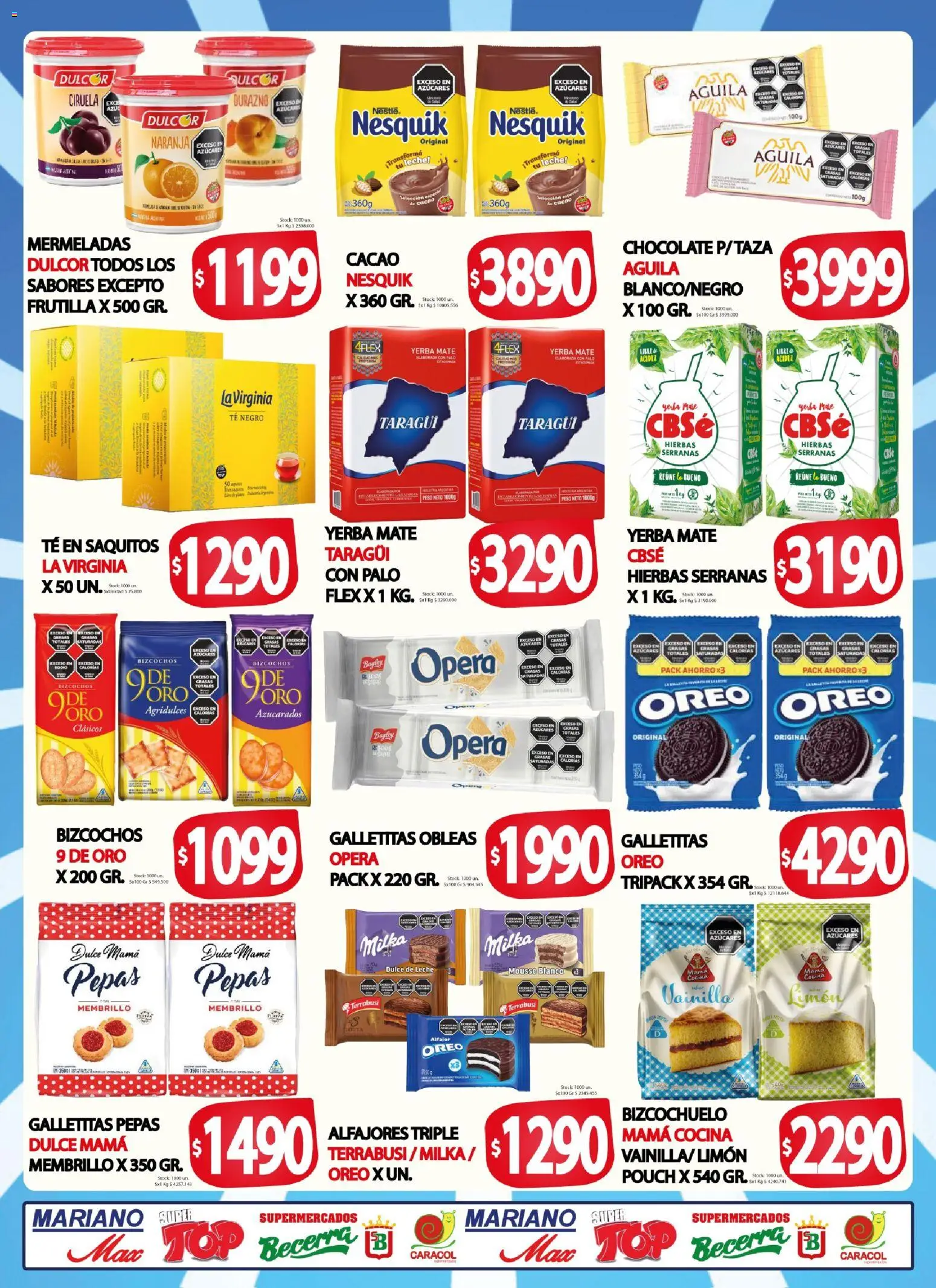 Mariano Max - Catálogo │ válido desde el 20.05.2026 | Página: 3 | Productos: Top, Peso, Yerba, Alfajor