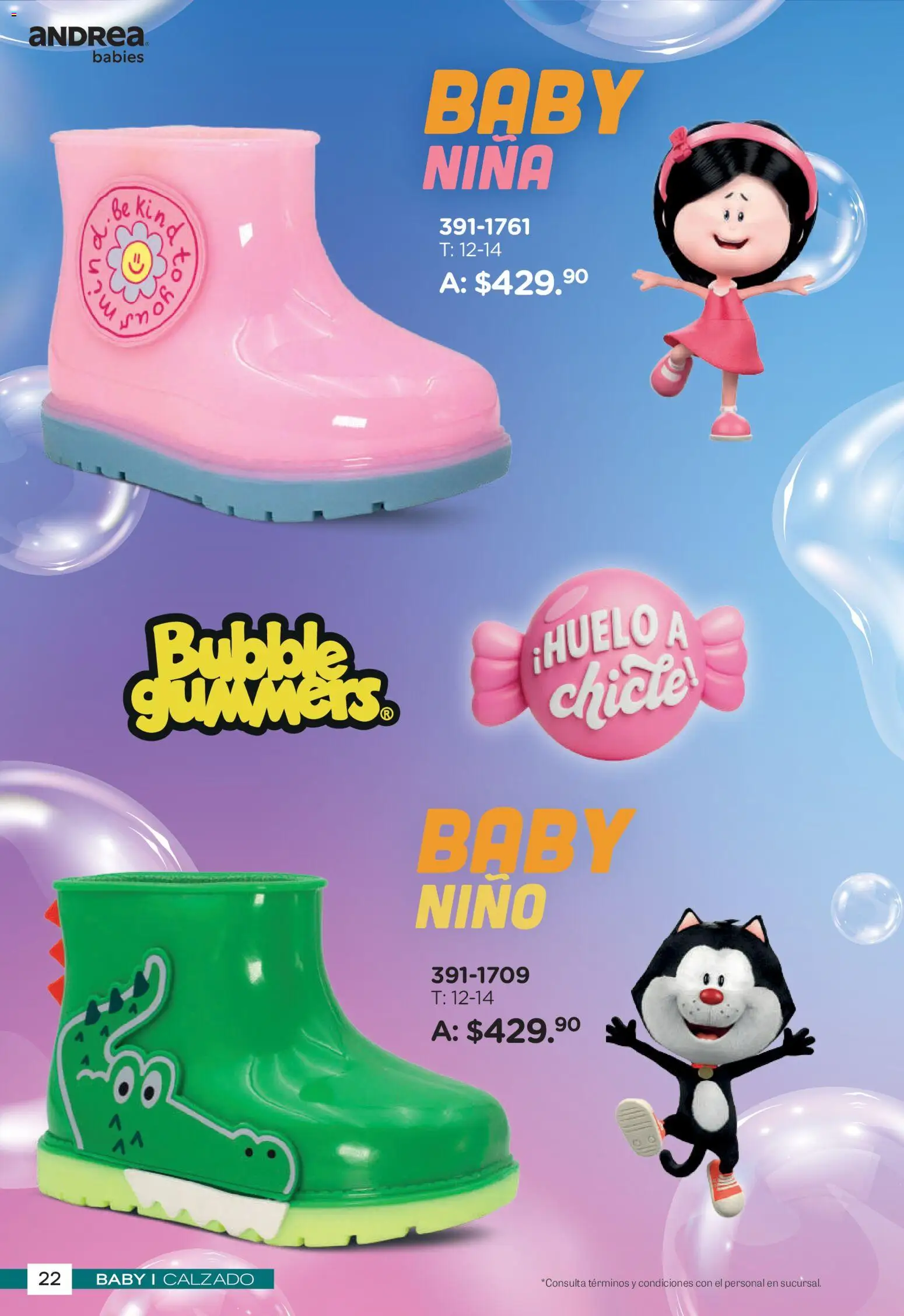 Nuevas ofertas de Andrea válidas en toda la República Mexicana desde el 26/04/2026. ¡Encuentra las mejores ofertas en Andrea catálogo Botas de Lluvia! | Página: 22