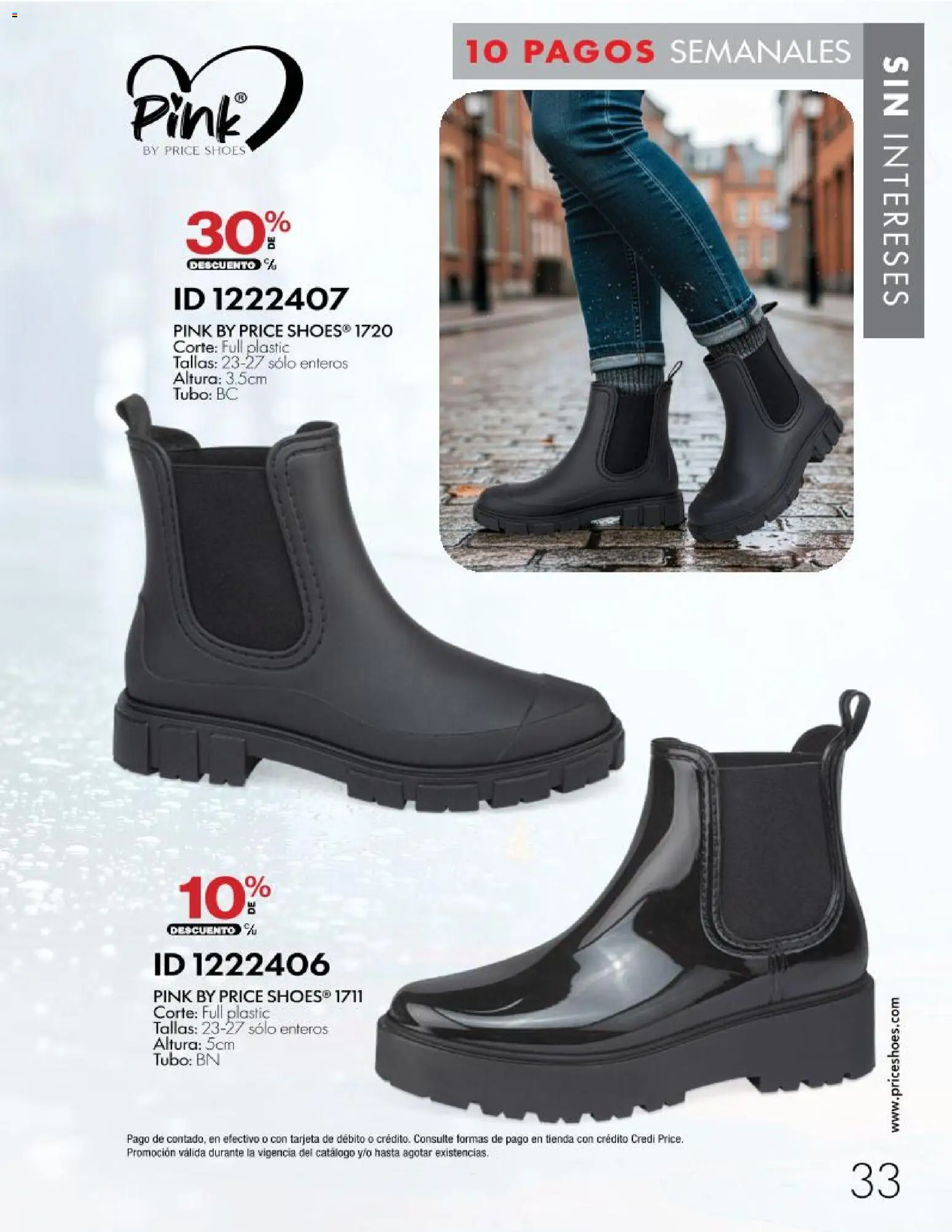 Nuevas ofertas de Price Shoes válidas en toda la República Mexicana desde el 28/10/2026. ¡Encuentra las mejores ofertas en Price Shoes catálogo 10 pagos sin intereses! | Página: 33