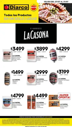 Vista previa Diarco Especial válido desde el 27/07/2026
