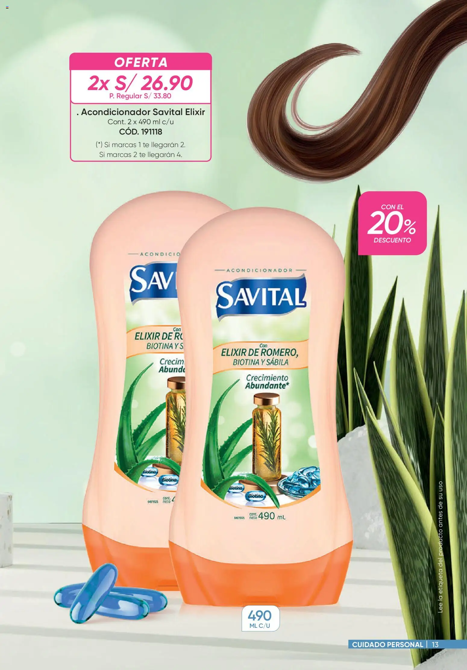 Catálogo Azzorti válido desde 31/08/2026 | Página: 13 | Productos: Acondicionador, Té
