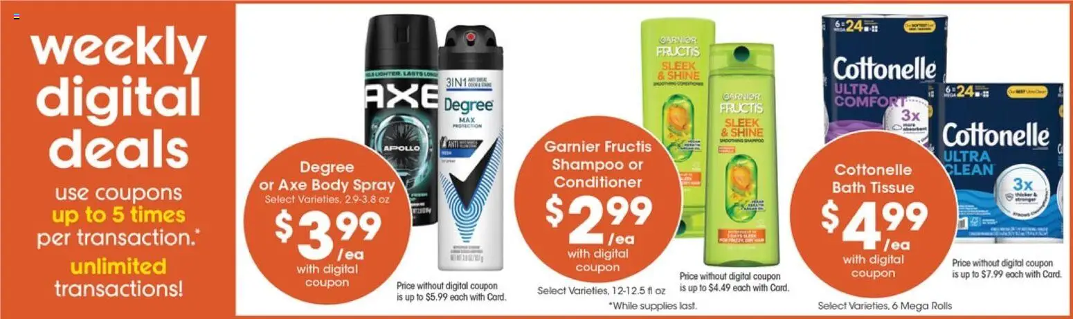 Pick ‘n Save Weekly Ad - valid from 09/23/2026 | Page: 3 | Products: Axe, Bath, Shampoo, Conditioner