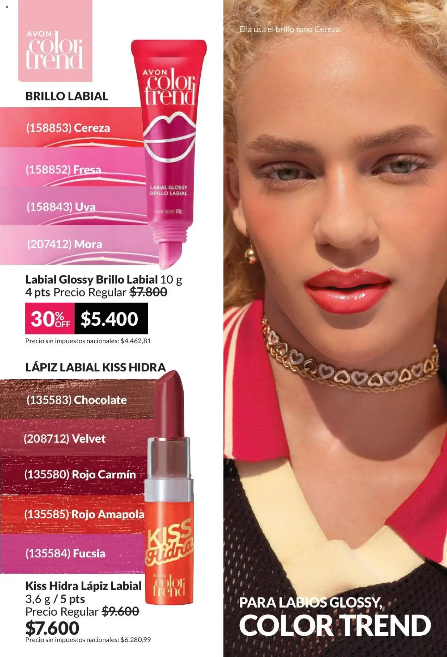 Avon -  Campaña 6/2026 │ válido desde el 01.06.2026 | Página: 49 | Productos: Lápiz labial, Brillo, Uva, Chocolate