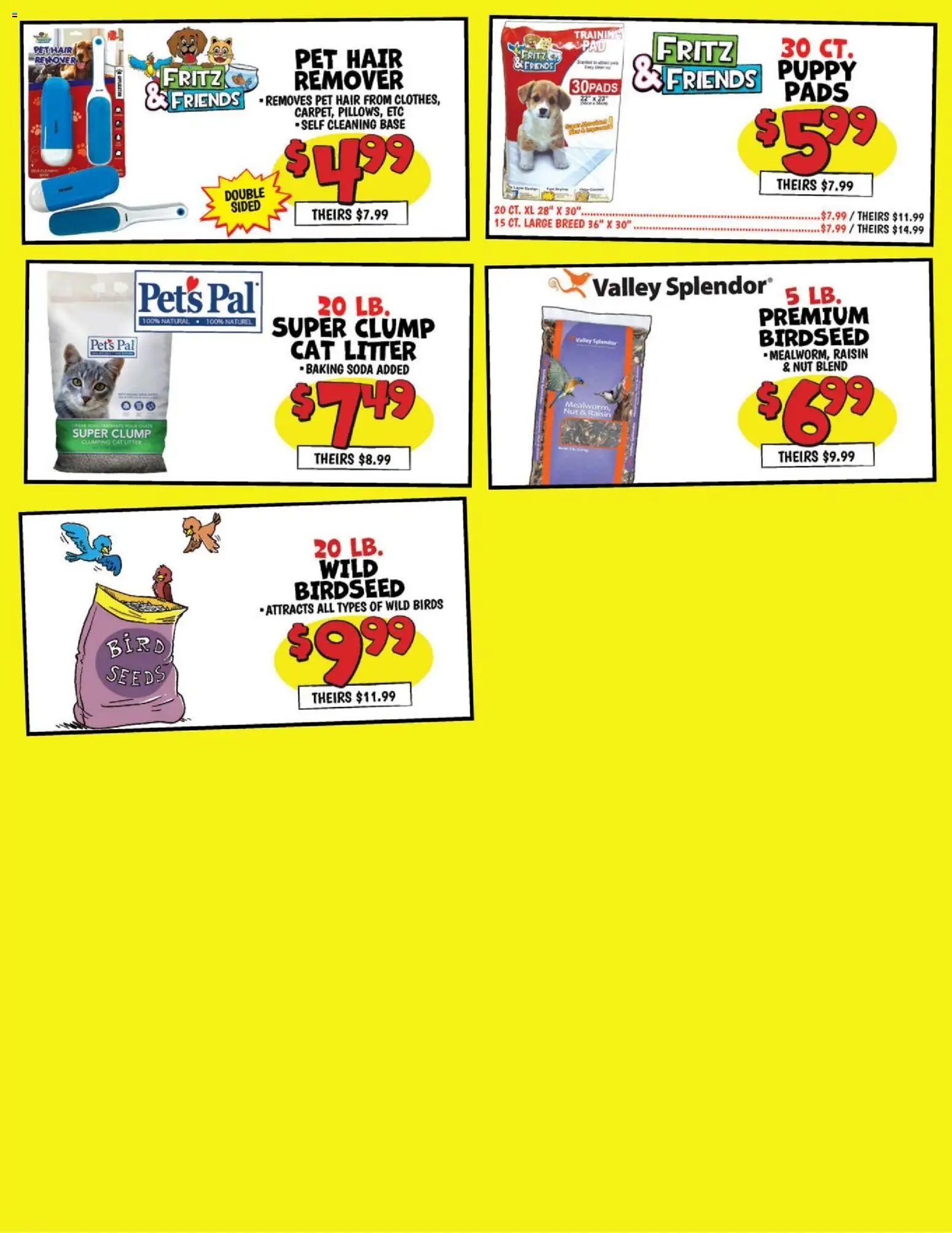 Ollie's Weekly Ad - valid from 07/07/2026 | Page: 3 | Products: Cat Litter, Pads