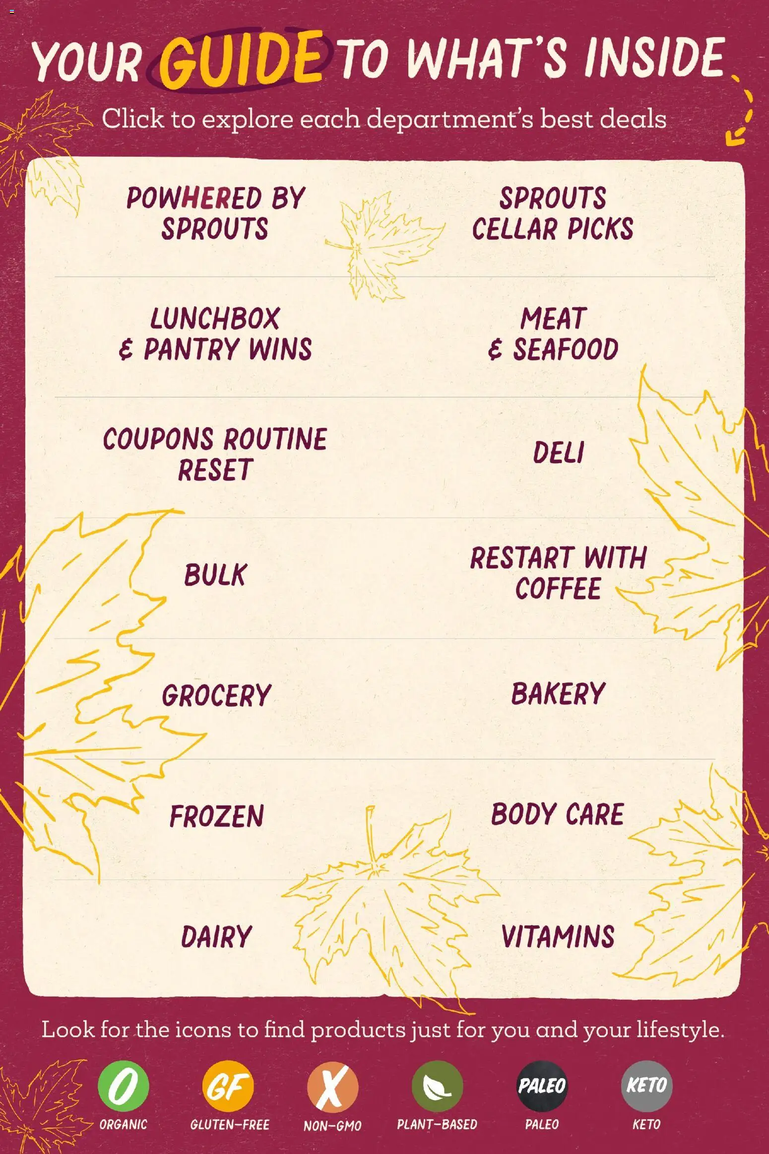 Sprouts Monthly Ad - valid from 08/26/2026 | Page: 2 | Products: Bakery, Meat, Coffee, Lunchbox